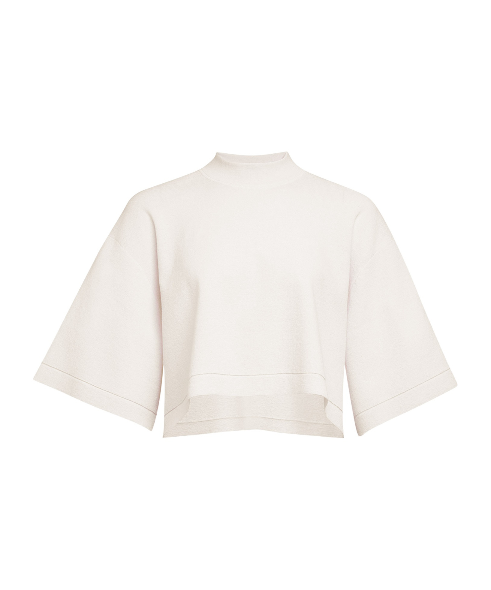 Alaïa Knitted Cropped T-shirt