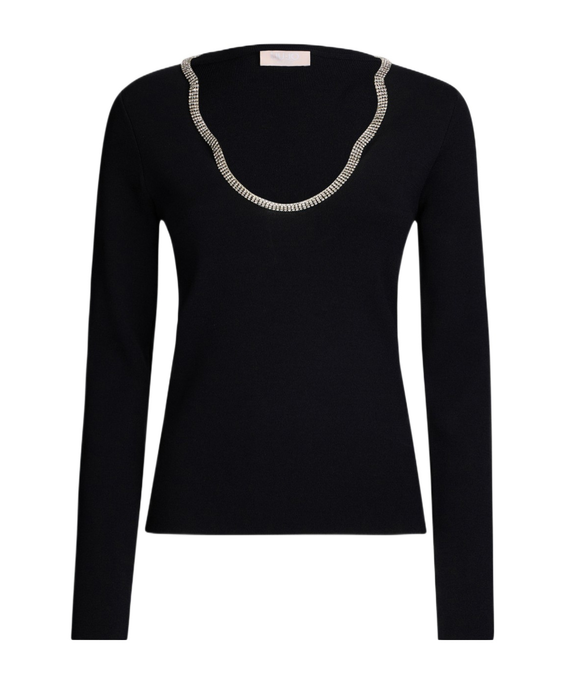 Liu •jo Liu Jo Embellished Jumper In Black
