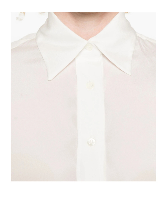 Mazzarelli Button-down Long-sleeved Shirt In White