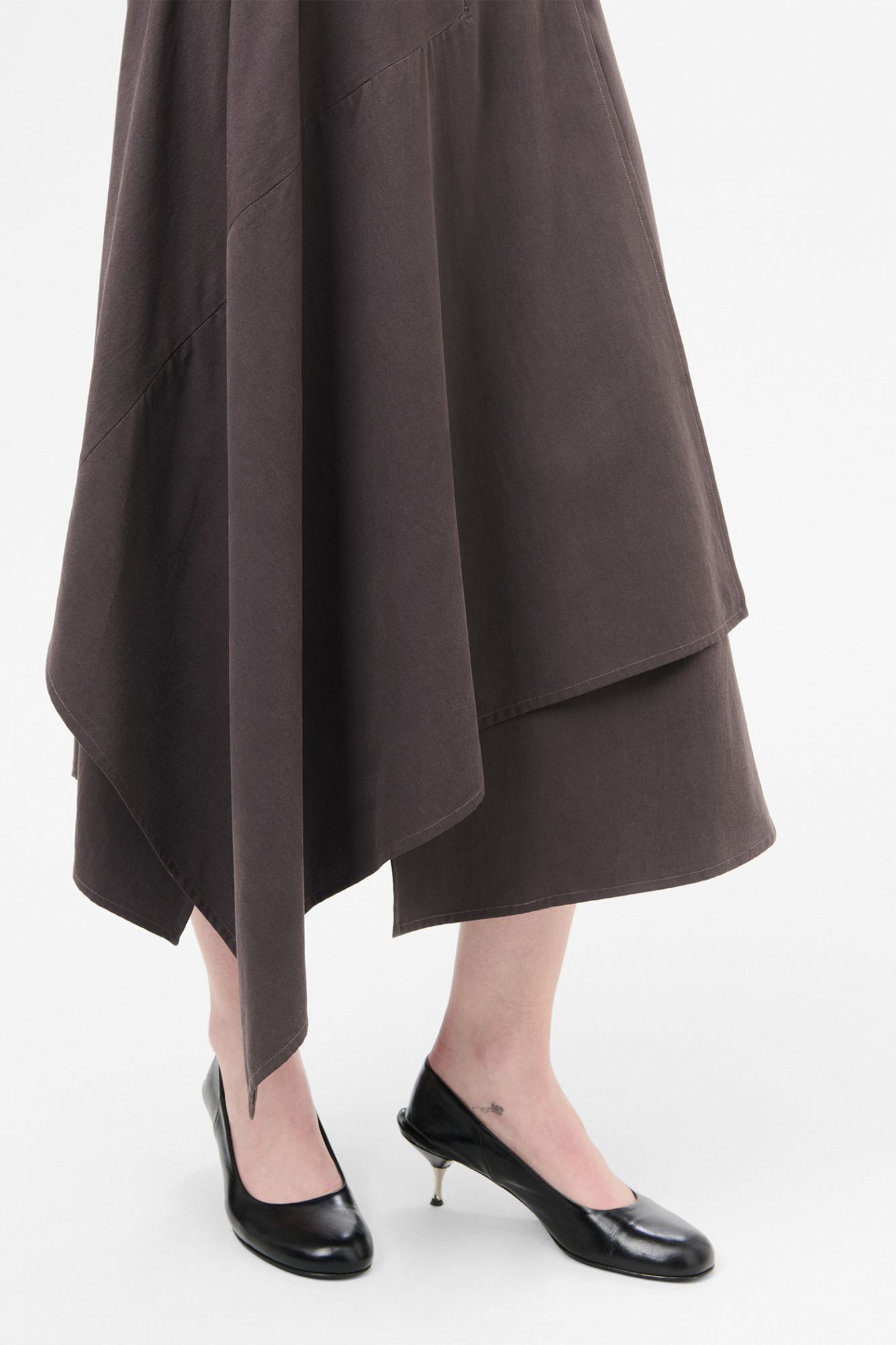 Our Legacy Spinnaker Midi Skirt In Black
