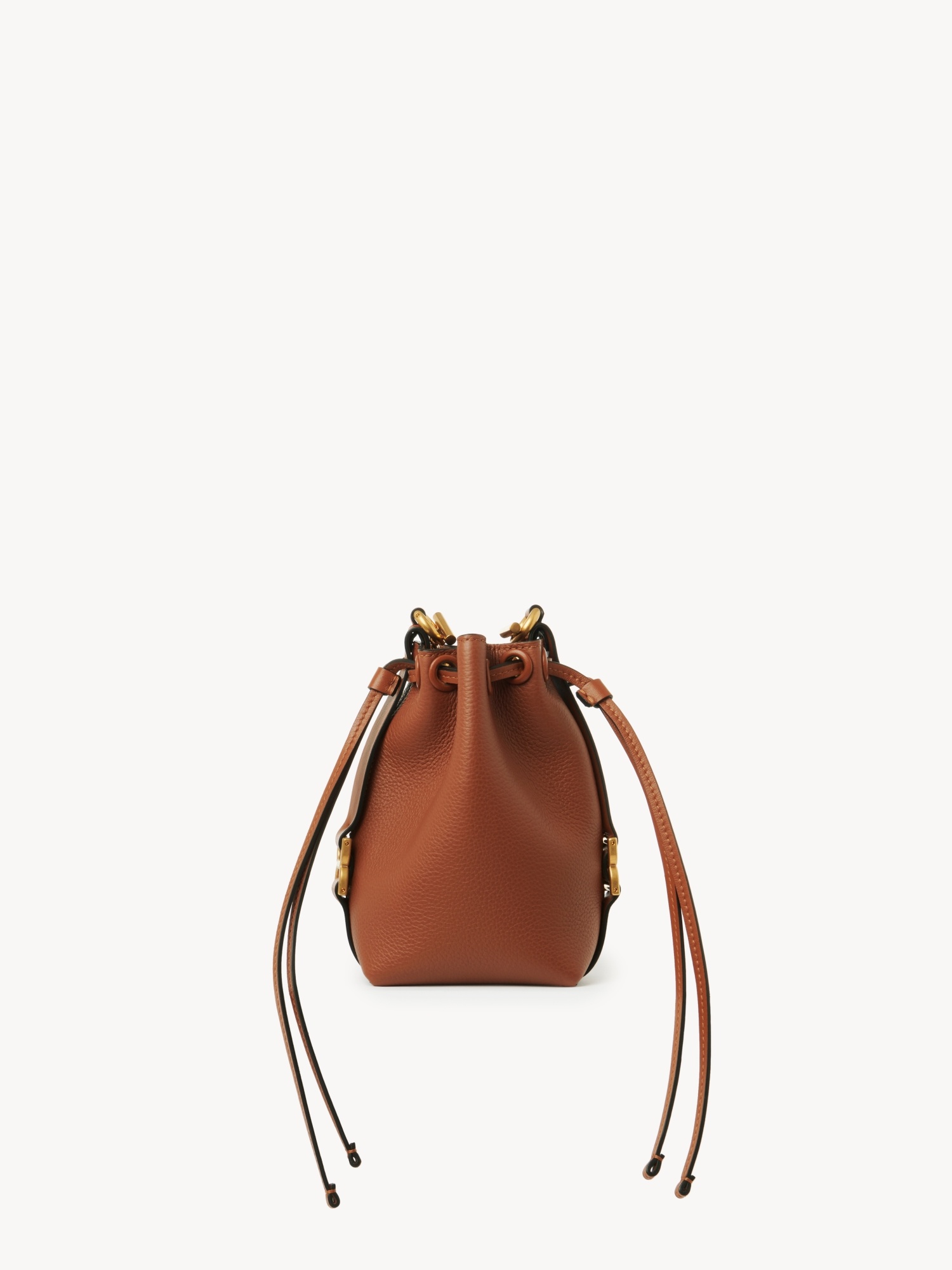 Chloé Marcie Micro Bucket Bag In Brown