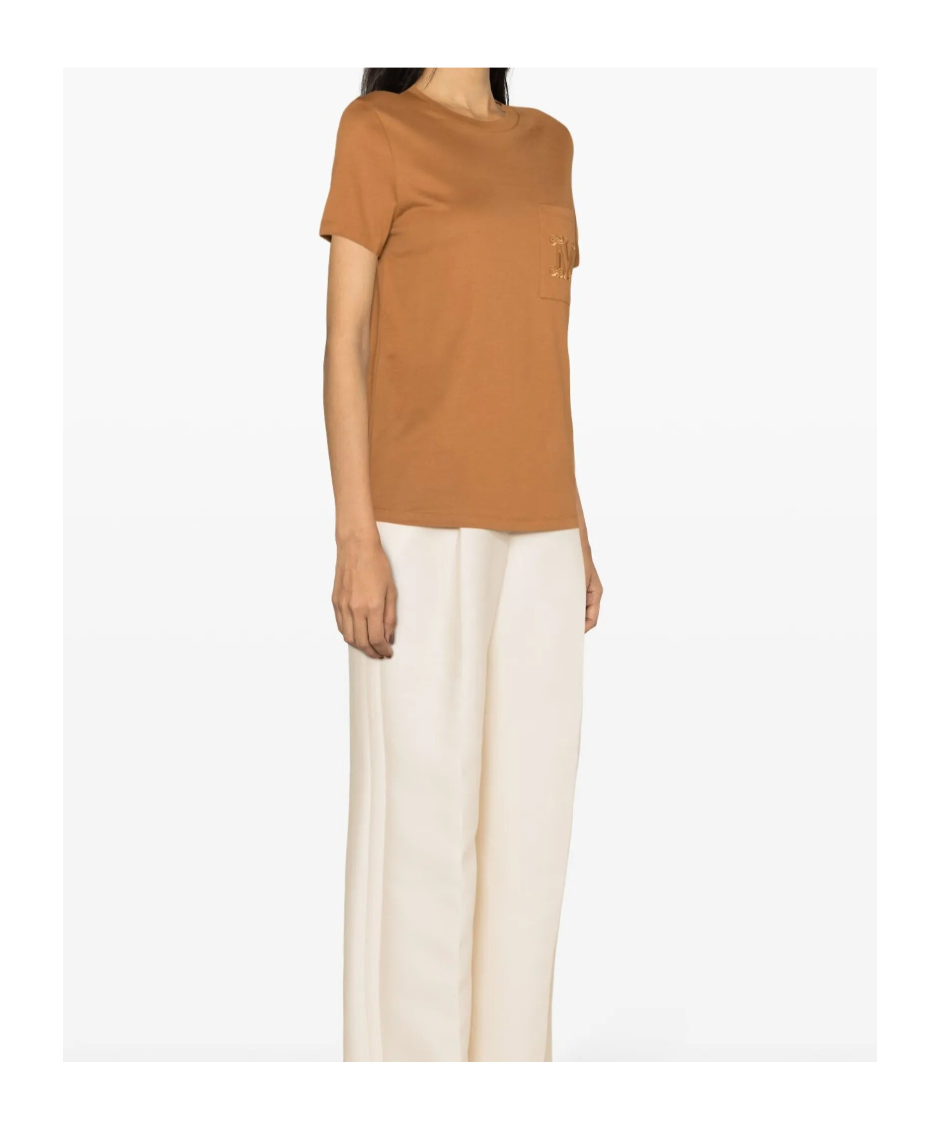Max Mara Papaia T-shirt In Brown