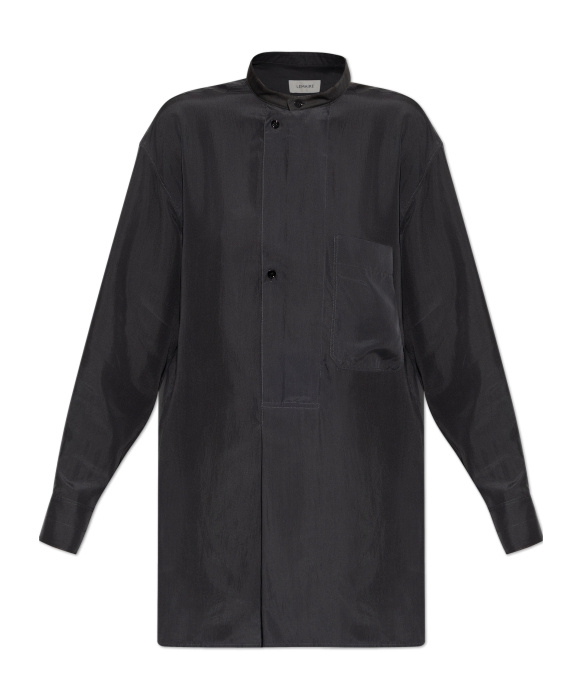 Lemaire Pocket Button Shirt In Black
