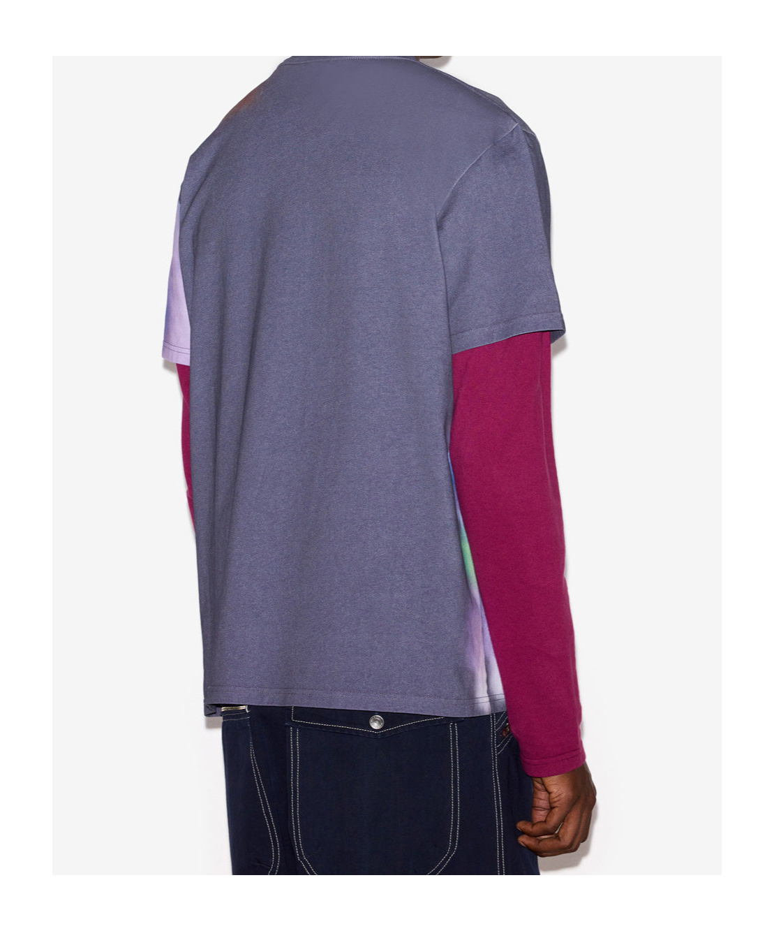 Isabel Marant Blur-effect Logo-print T-shirt In Gray