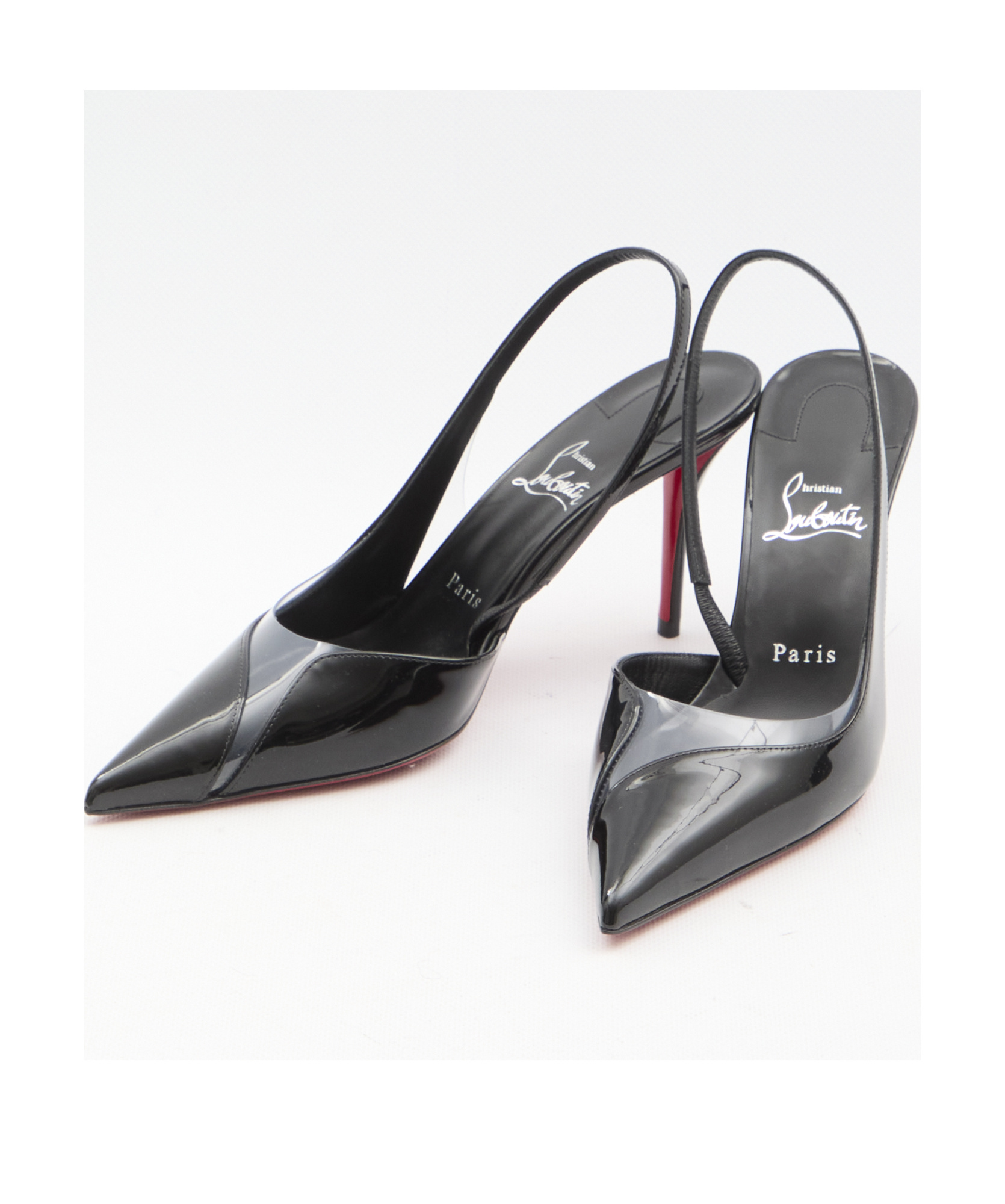 Christian Louboutin Posticha Pointed Toe Slingback Pumps In Black