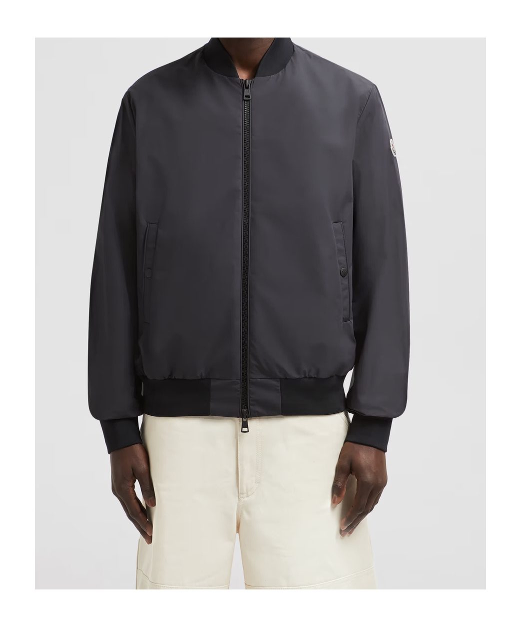 Moncler Diounes Reversible Short Down Jacket In Black