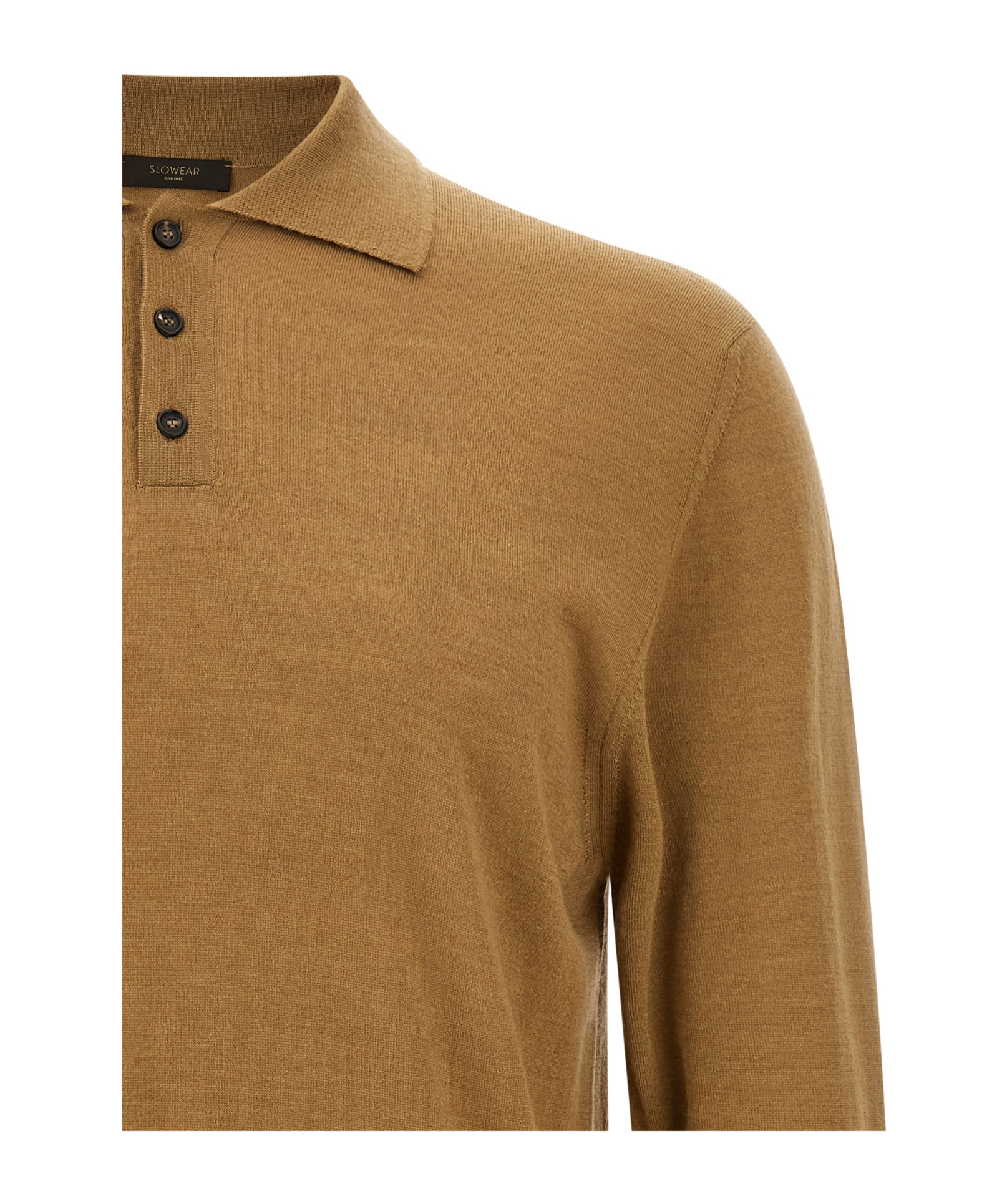 Zanone Cashmere-silk Blend Polo-neck Sweater In Blue