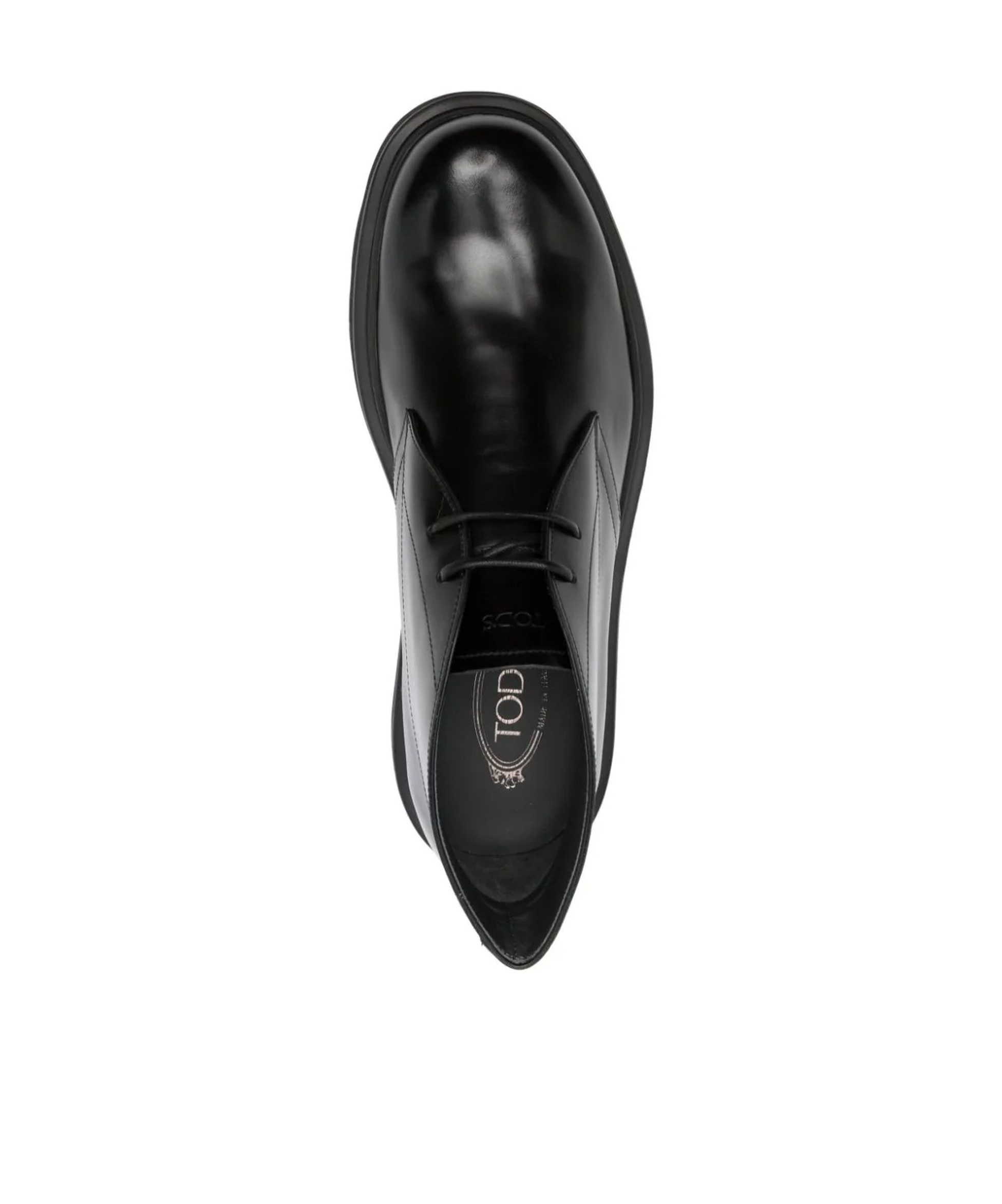 Tod's Round Toe Ankle Boots In Black