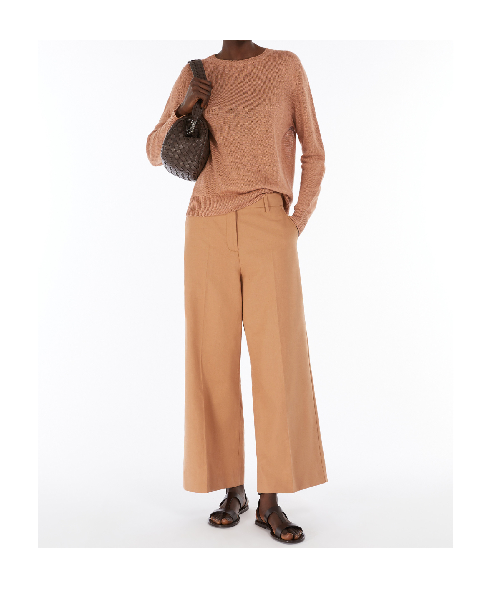 WEEKEND MAX MARA SOFT LINEN SWEATER
