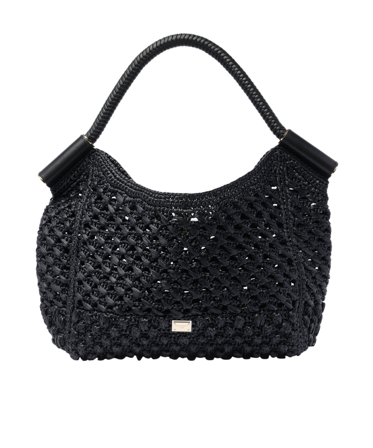 Dolce & Gabbana Women Sicily Crochet Handbag In Black