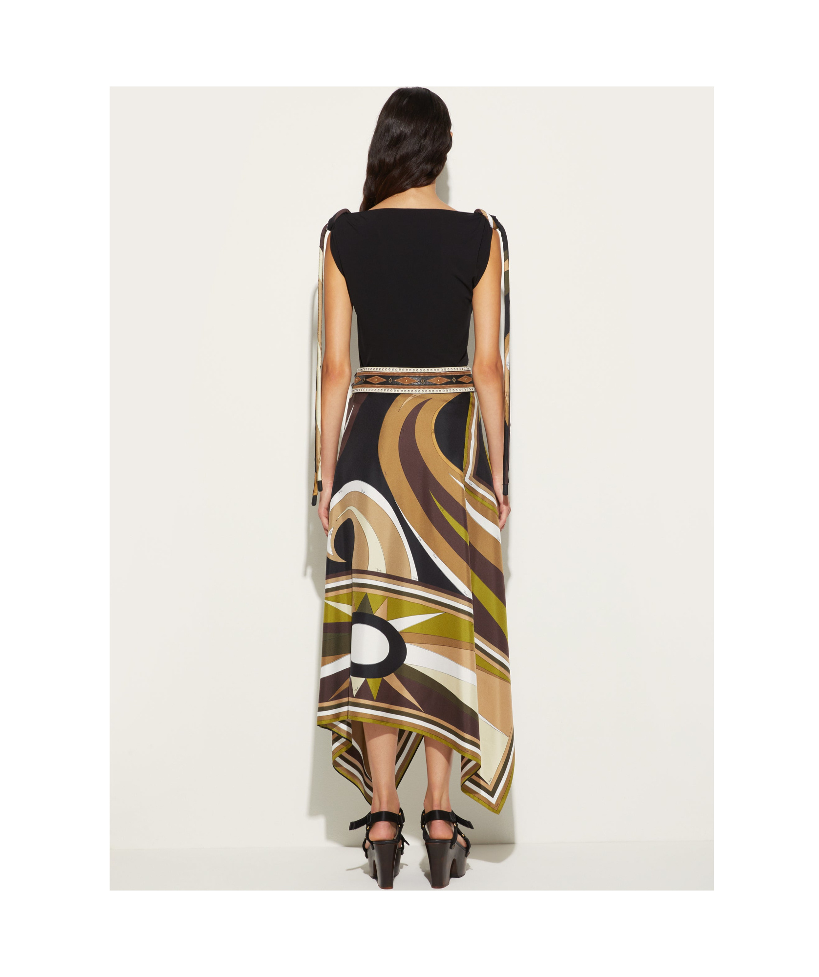 Pucci Vivara-knot Top In Black