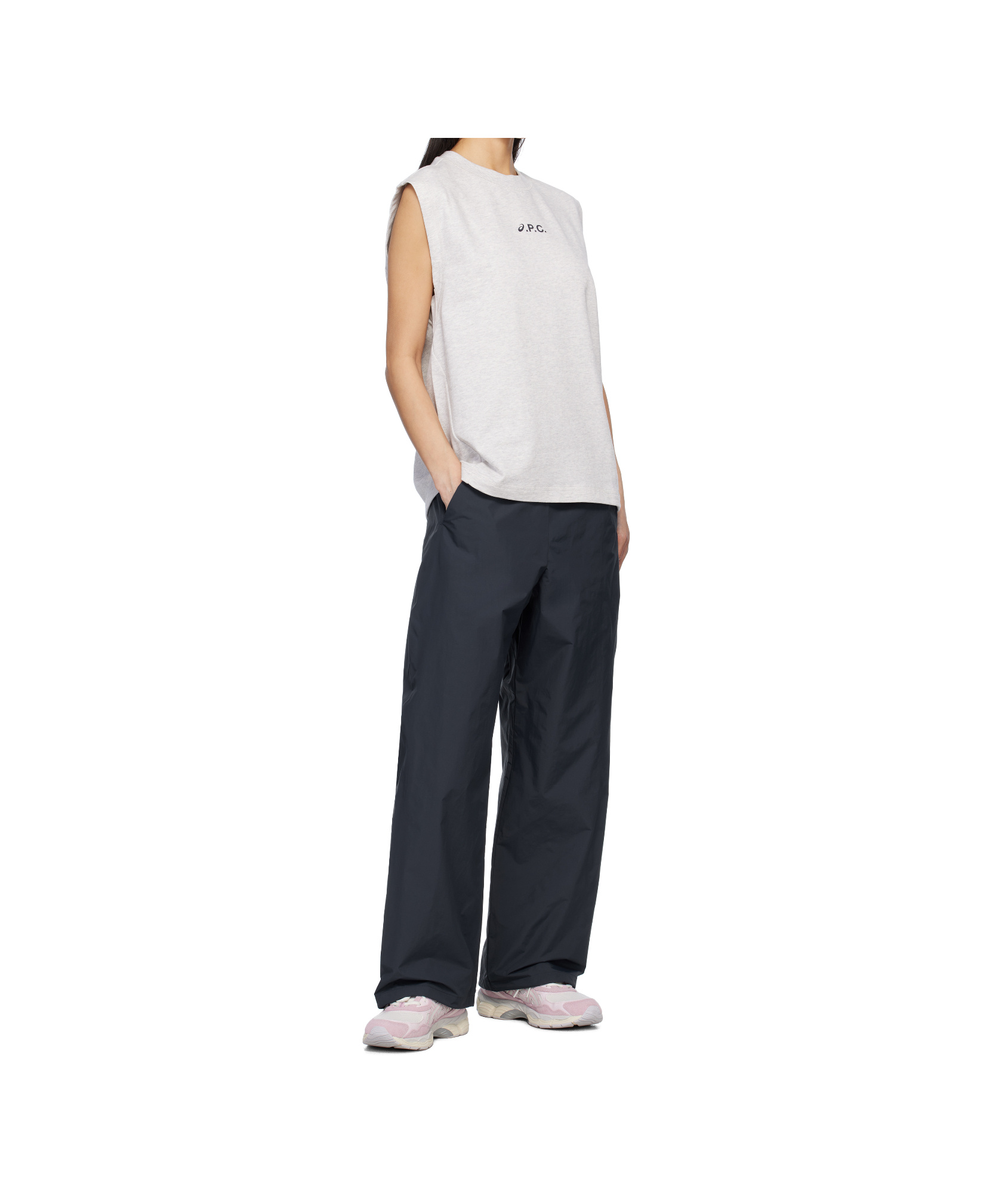Apc Gray Asics Edition Sky Tank Top In Grey