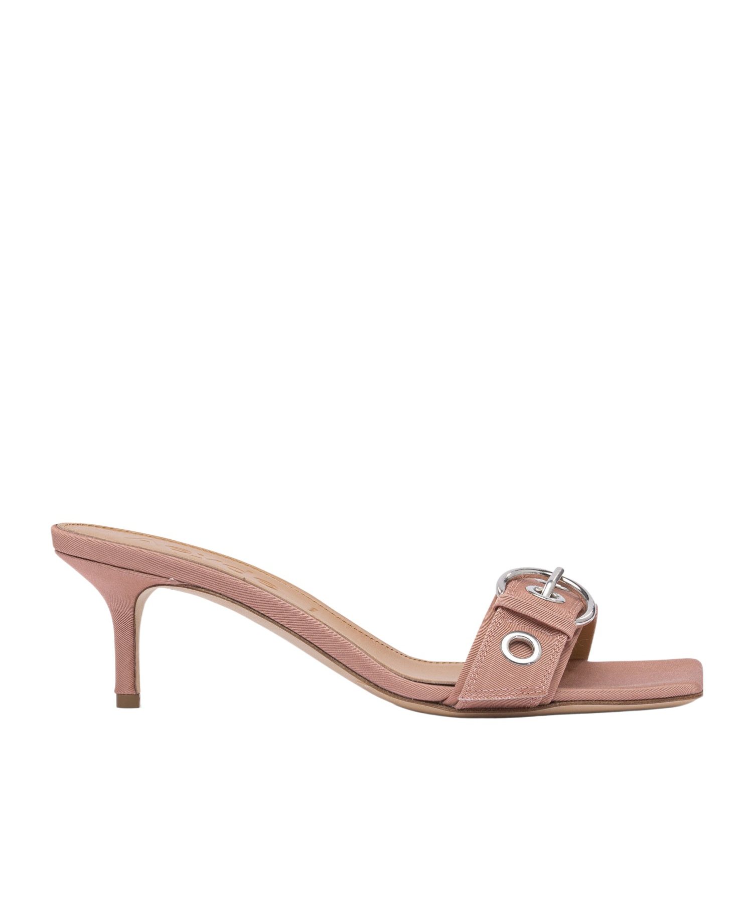 Aeyde Sandals With Buckle Detail And Kitten Heel