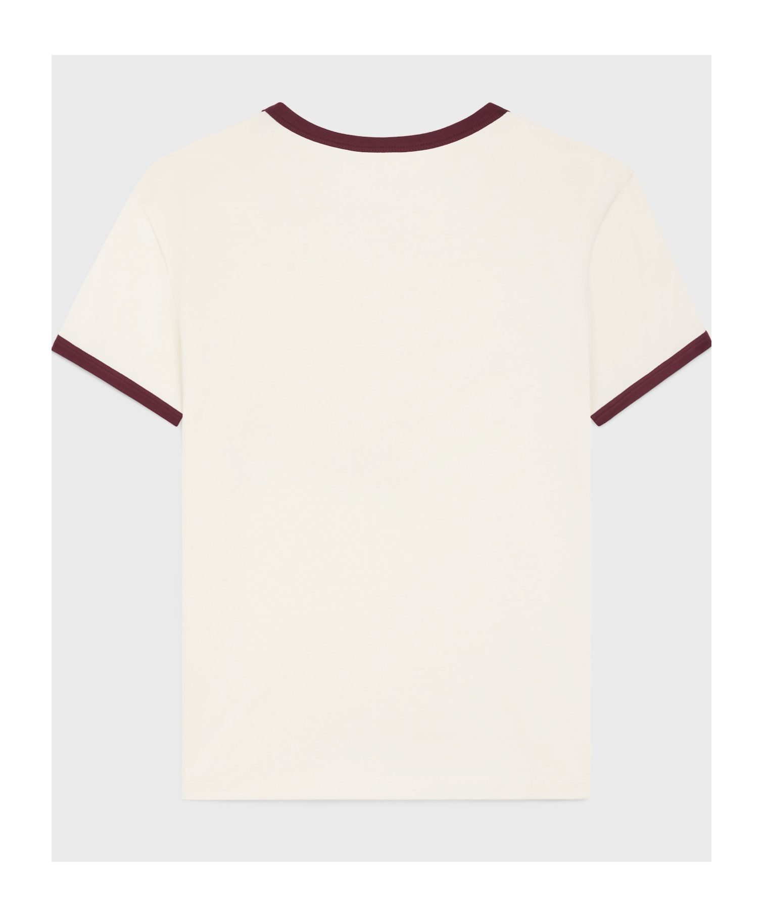 Celine Blason Regular T-shirt In Cotton Jersey In White