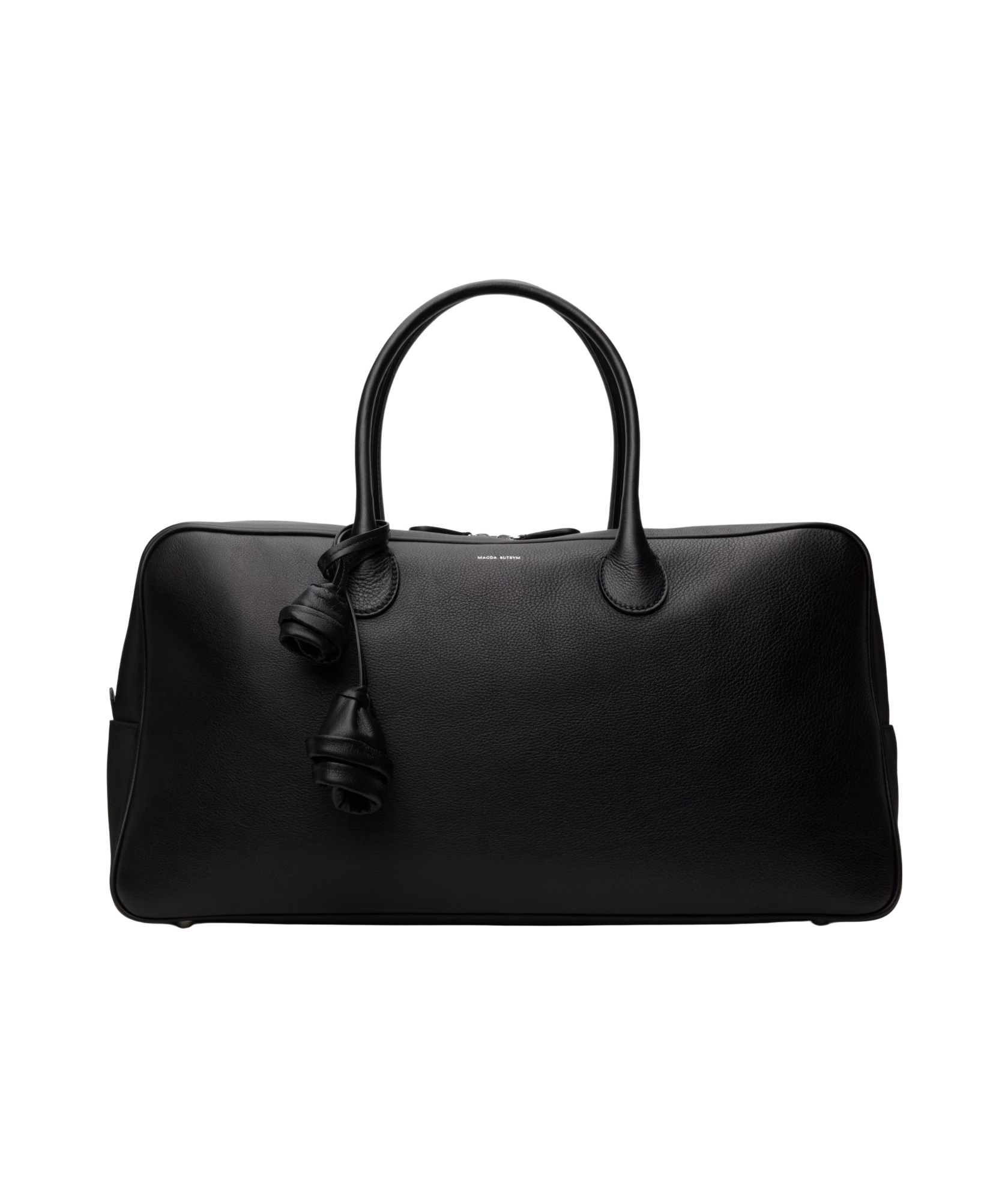 Magda Butrym Double Handle Tote Bag In Black