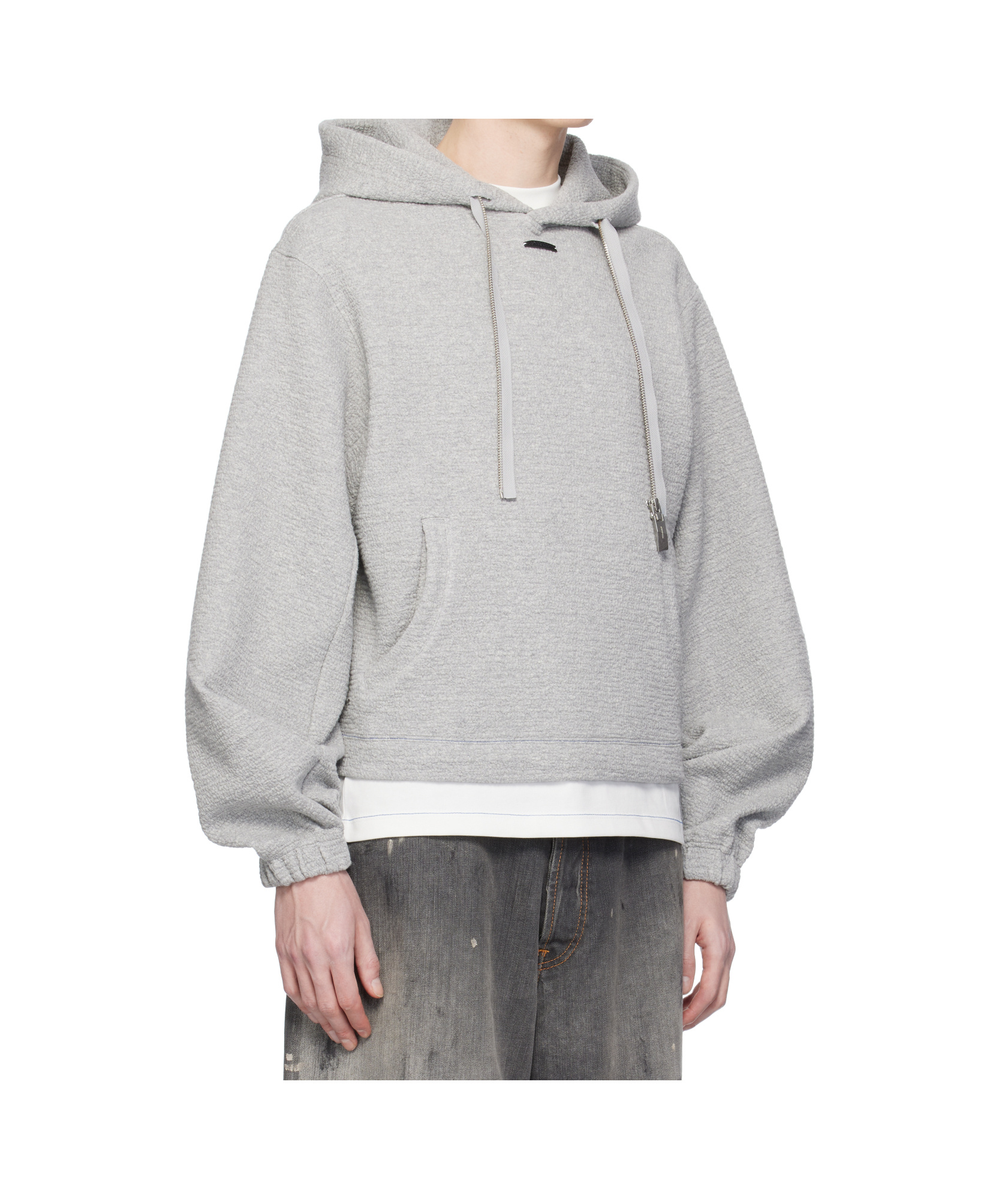 Ader Error Gray Realce Product. 29 Hoodie In Gray