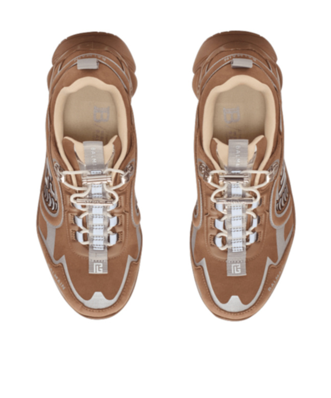 Balmain Cosmic Dust Suede Trainers