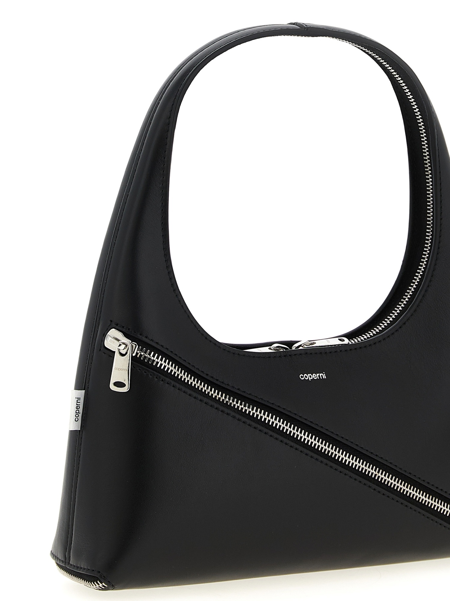 Coperni Calf-leather Shoulder Bag In Black