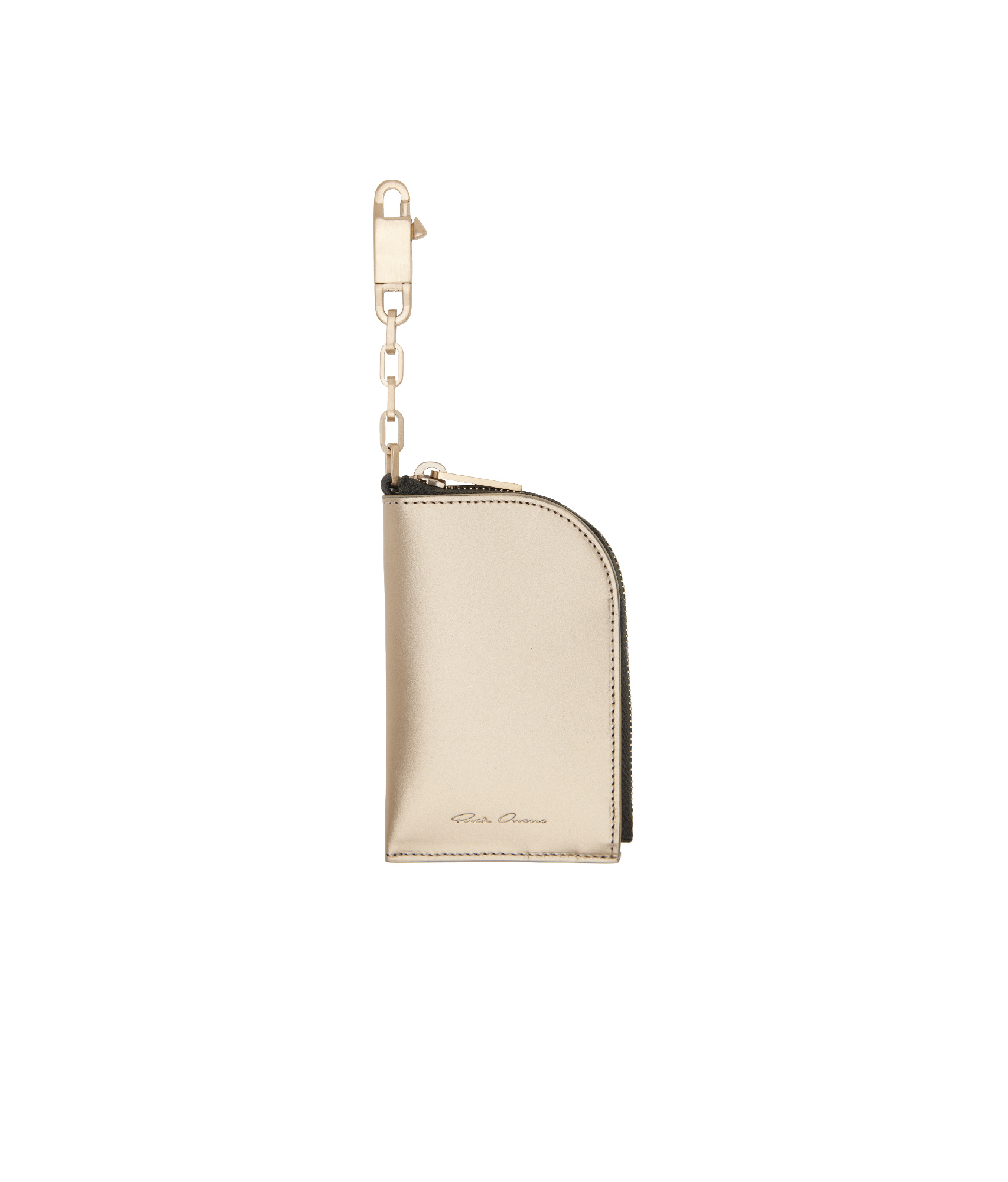 Rick Owens Hollywood Hook Wallet In Nude