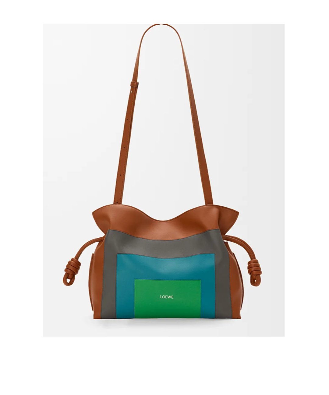 Loewe X Albers Flamenco Medium Clutch Bag In Nappa Leather