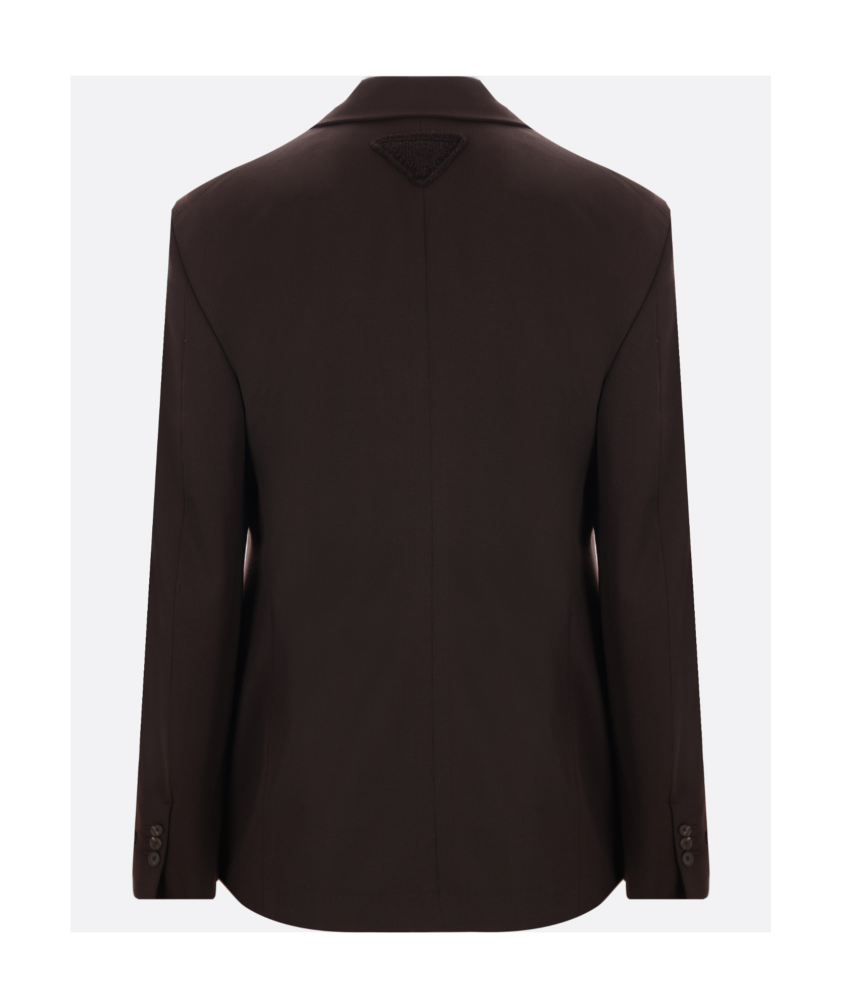 Prada Double Breasted Tailored Blazer In Black