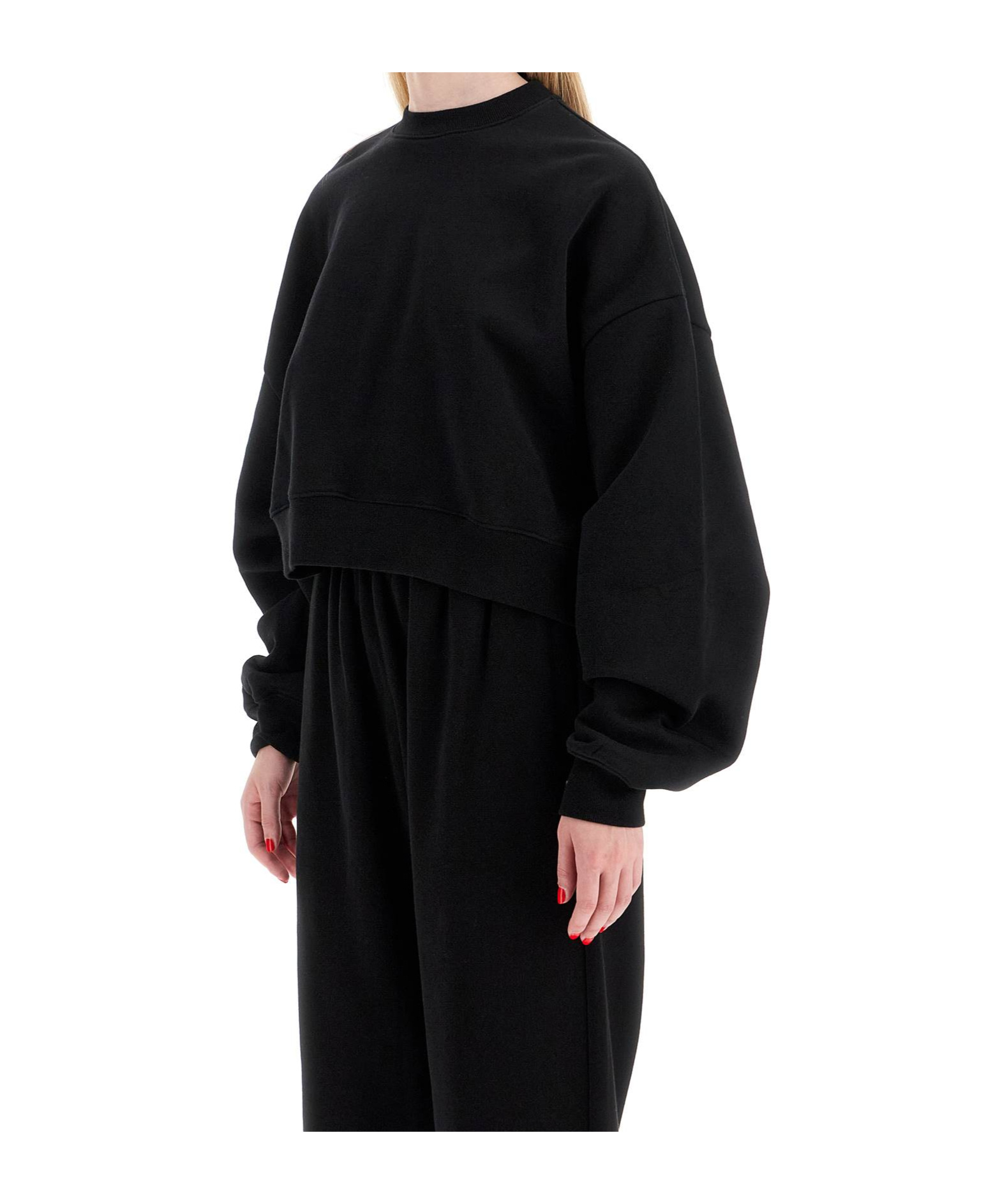 Shop Wardrobe.nyc X Hailey Bieber Long-sleeved Hoodie In Black