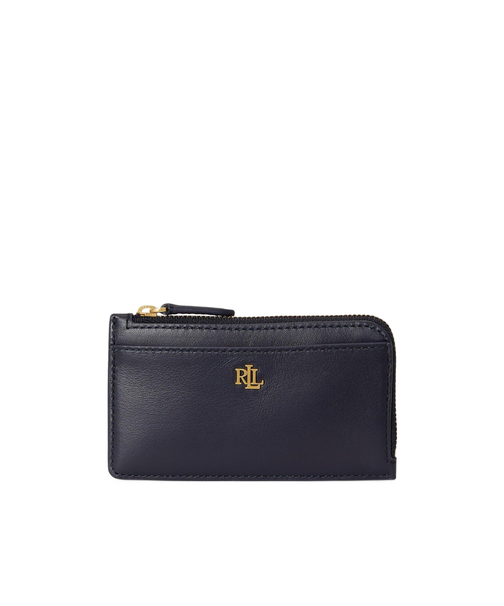 Ralph Lauren Card Case Around Purse In Black