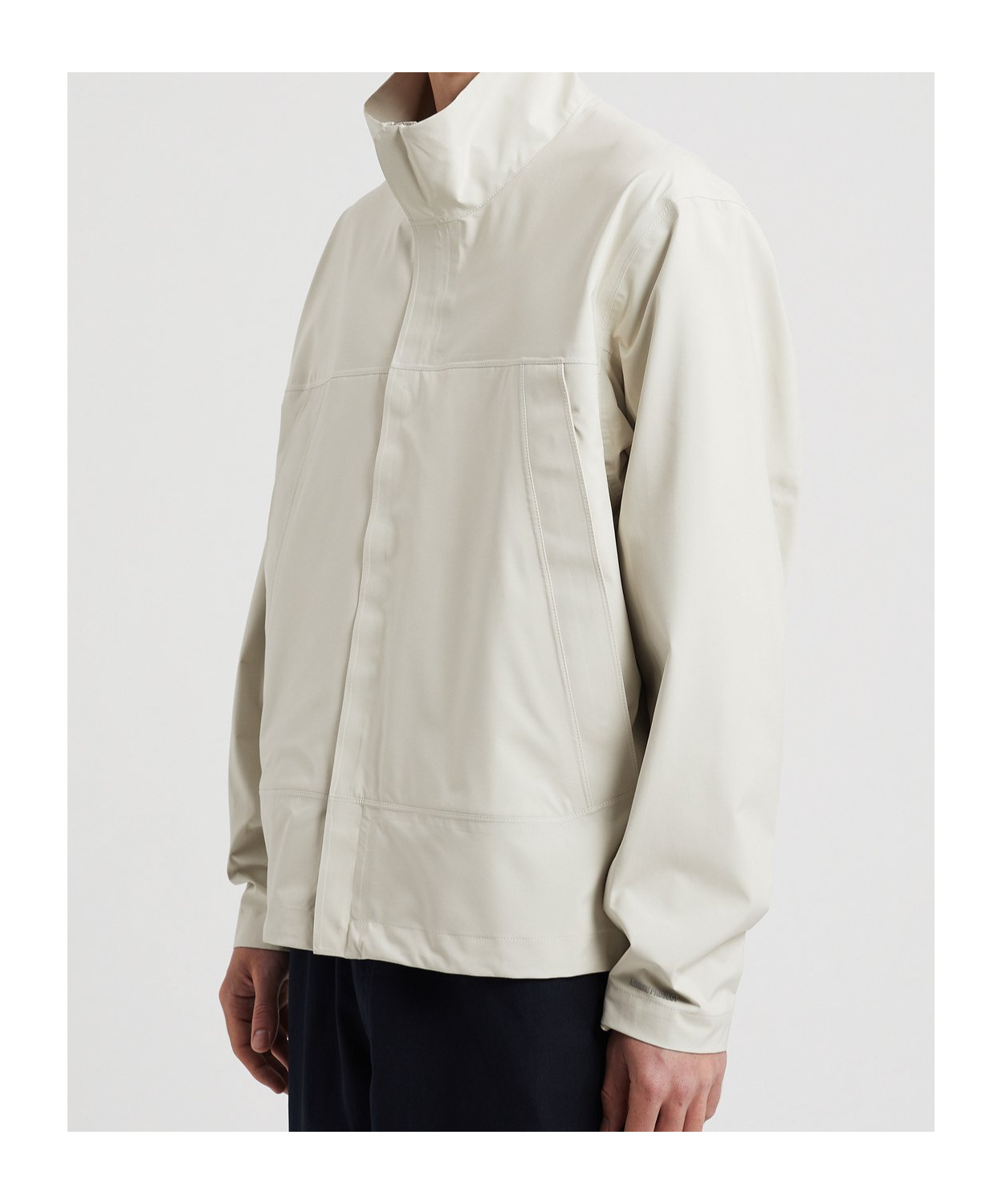 Norse Projects Stand Collar Jacket In Neutral