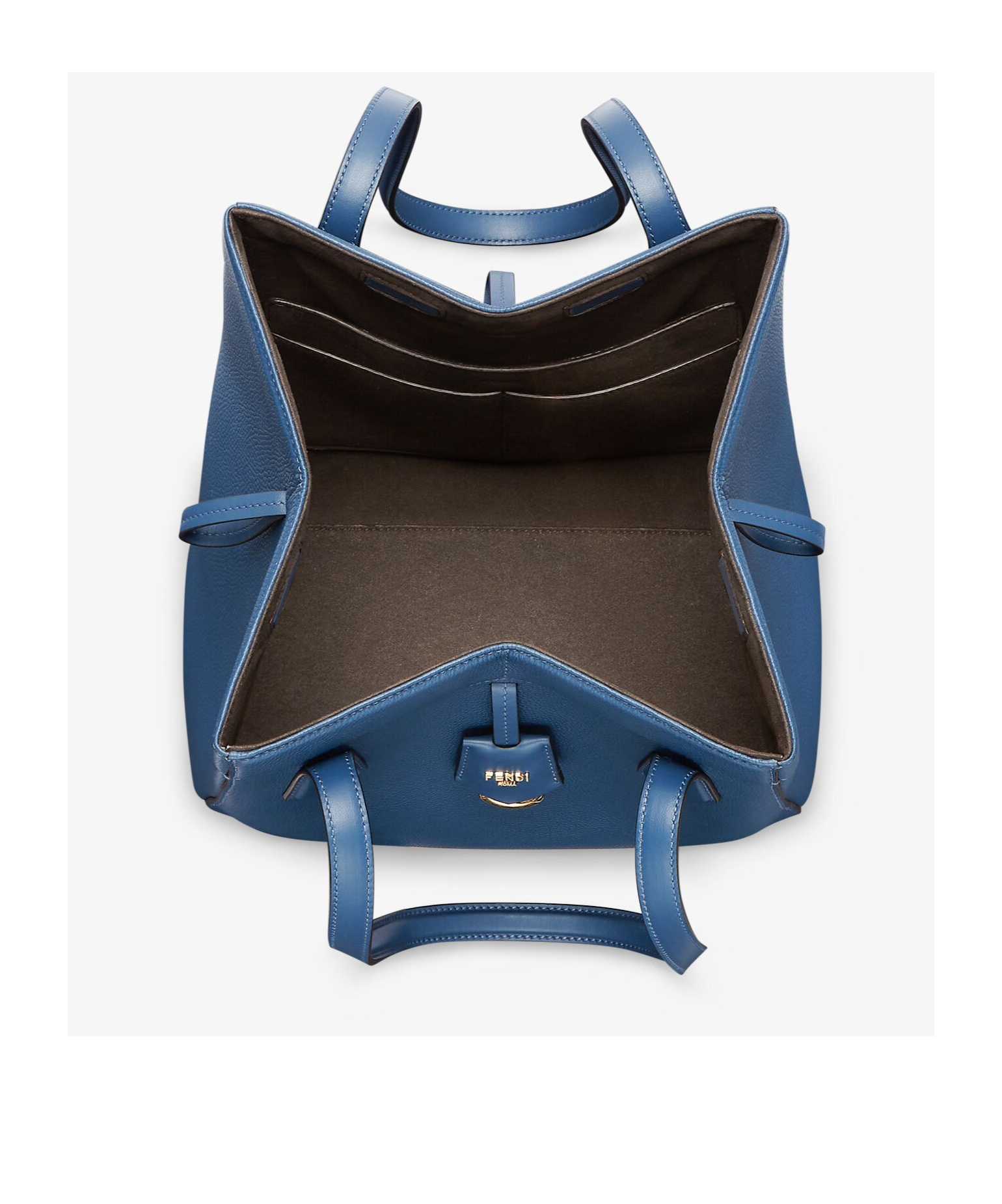 Fendi Origami Mini Bucket Bag In Blue