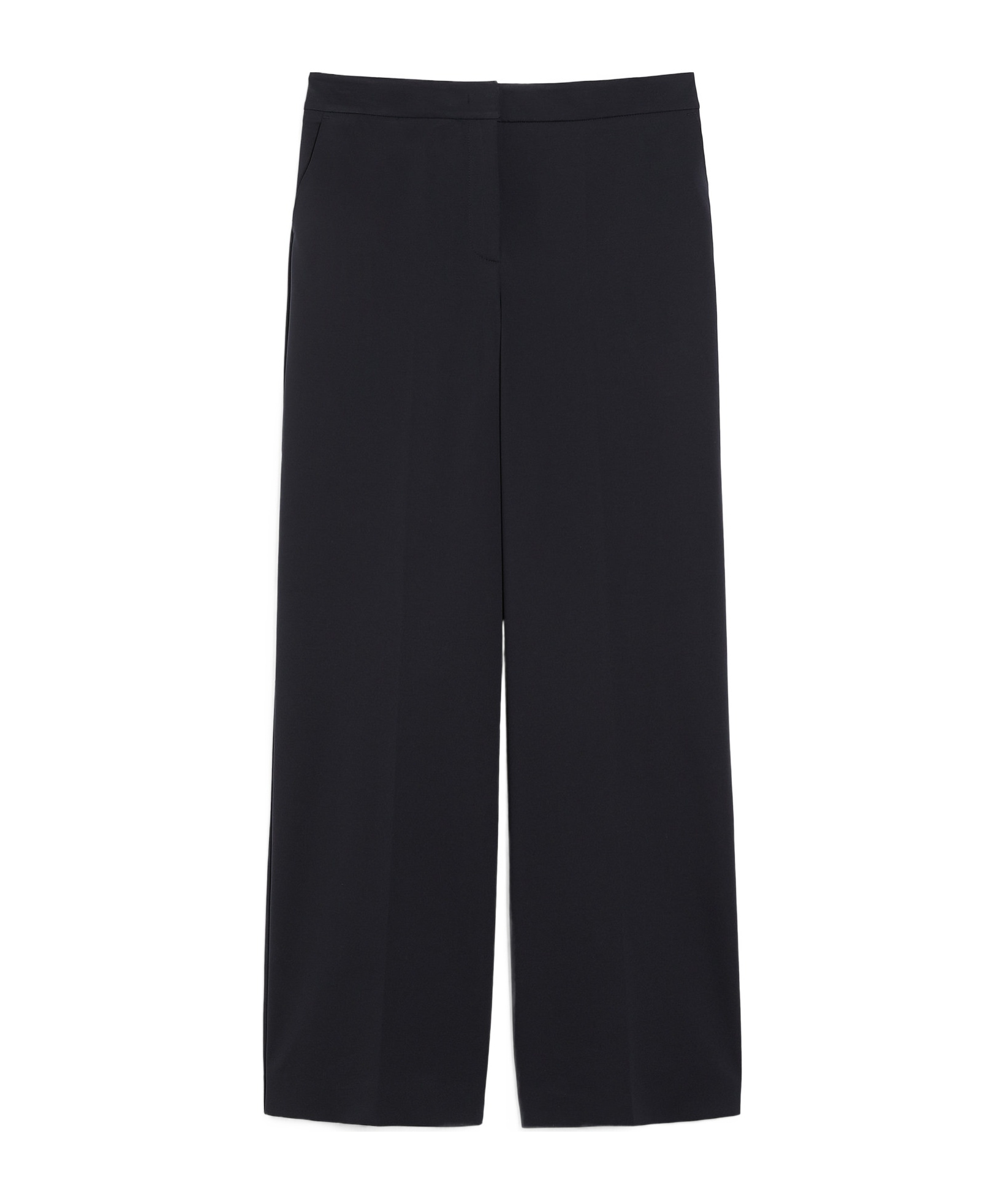 Max Mara Straight Casual Pants In Black