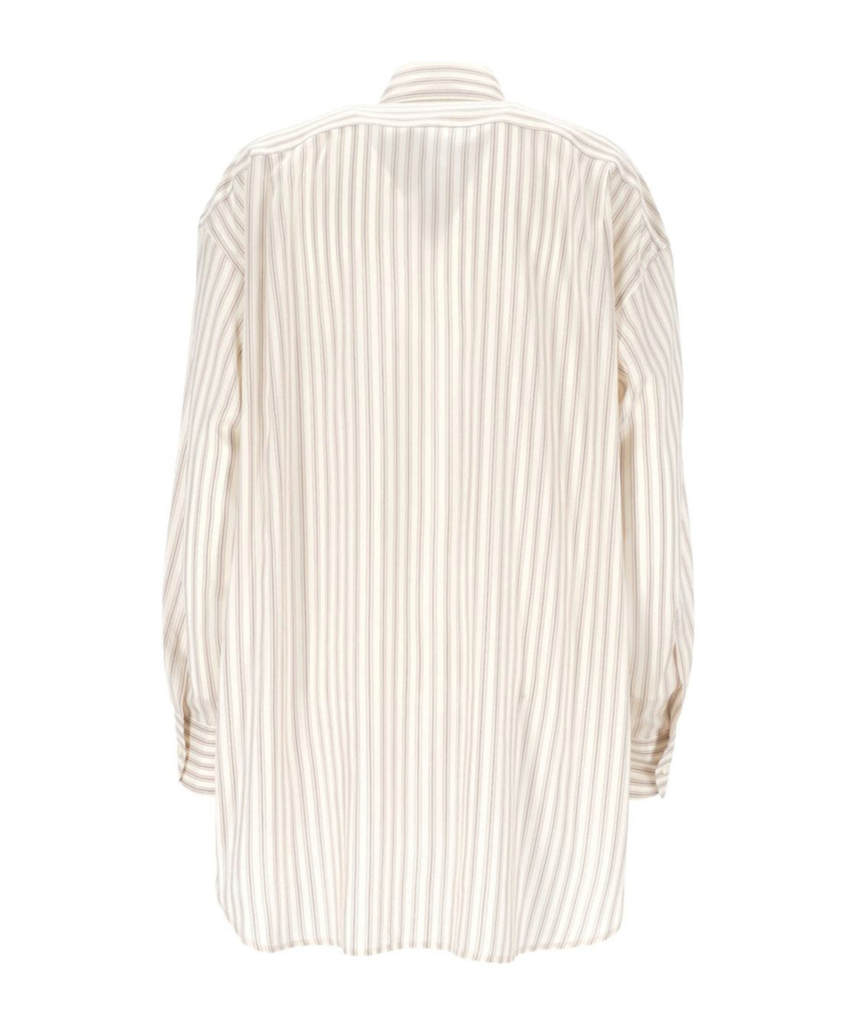 Shop Etro Striped Buttoned Shirt In White