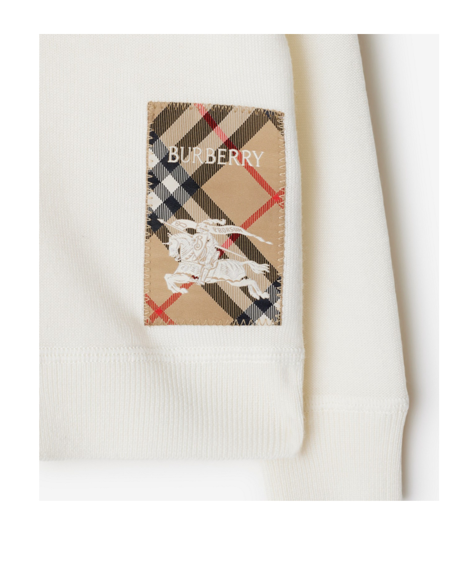 BURBERRY CHECK LABEL WOOL CARDIGAN