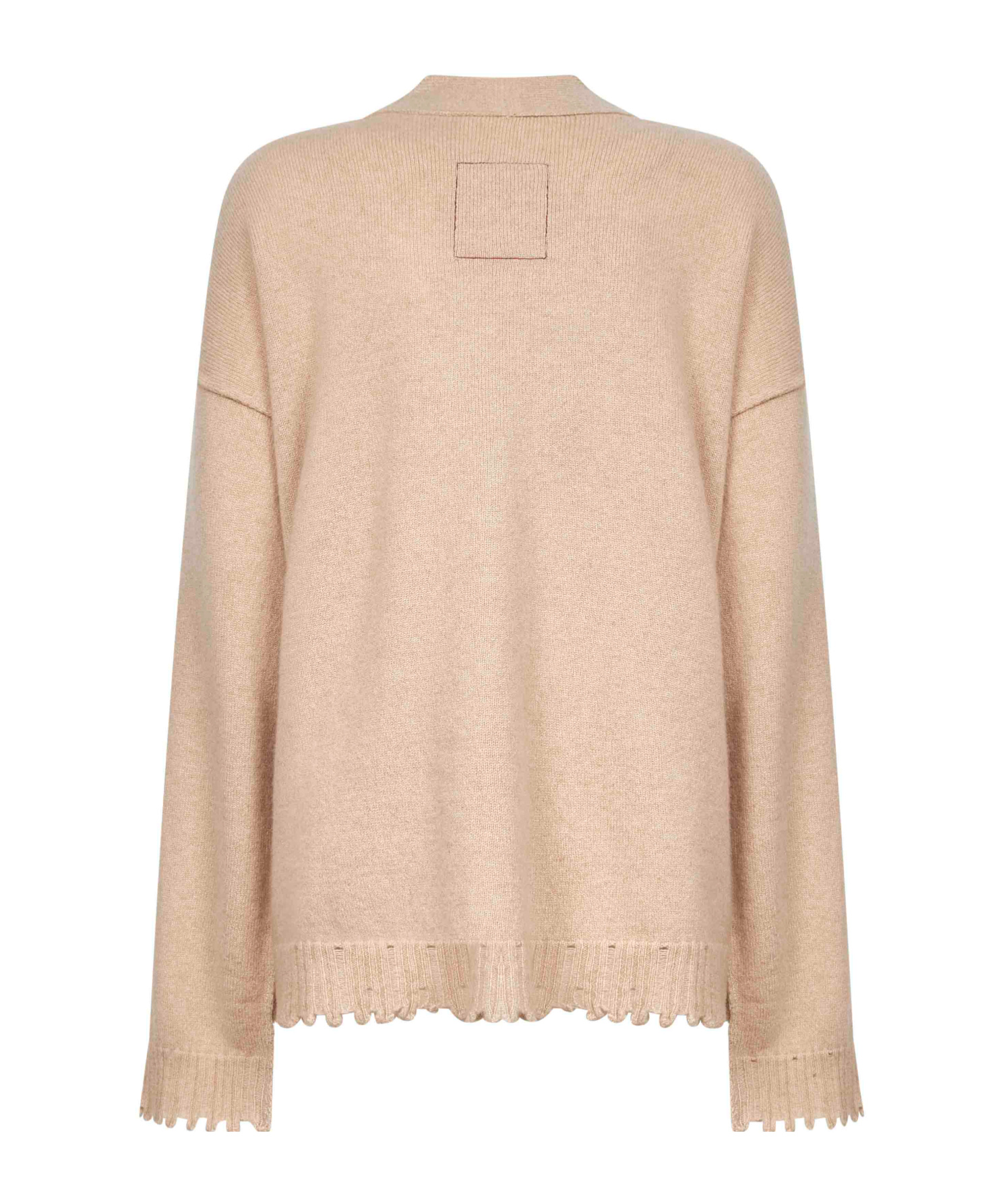 Uma Wang Beige Cashmere Knit Over Cardigan In Neutral
