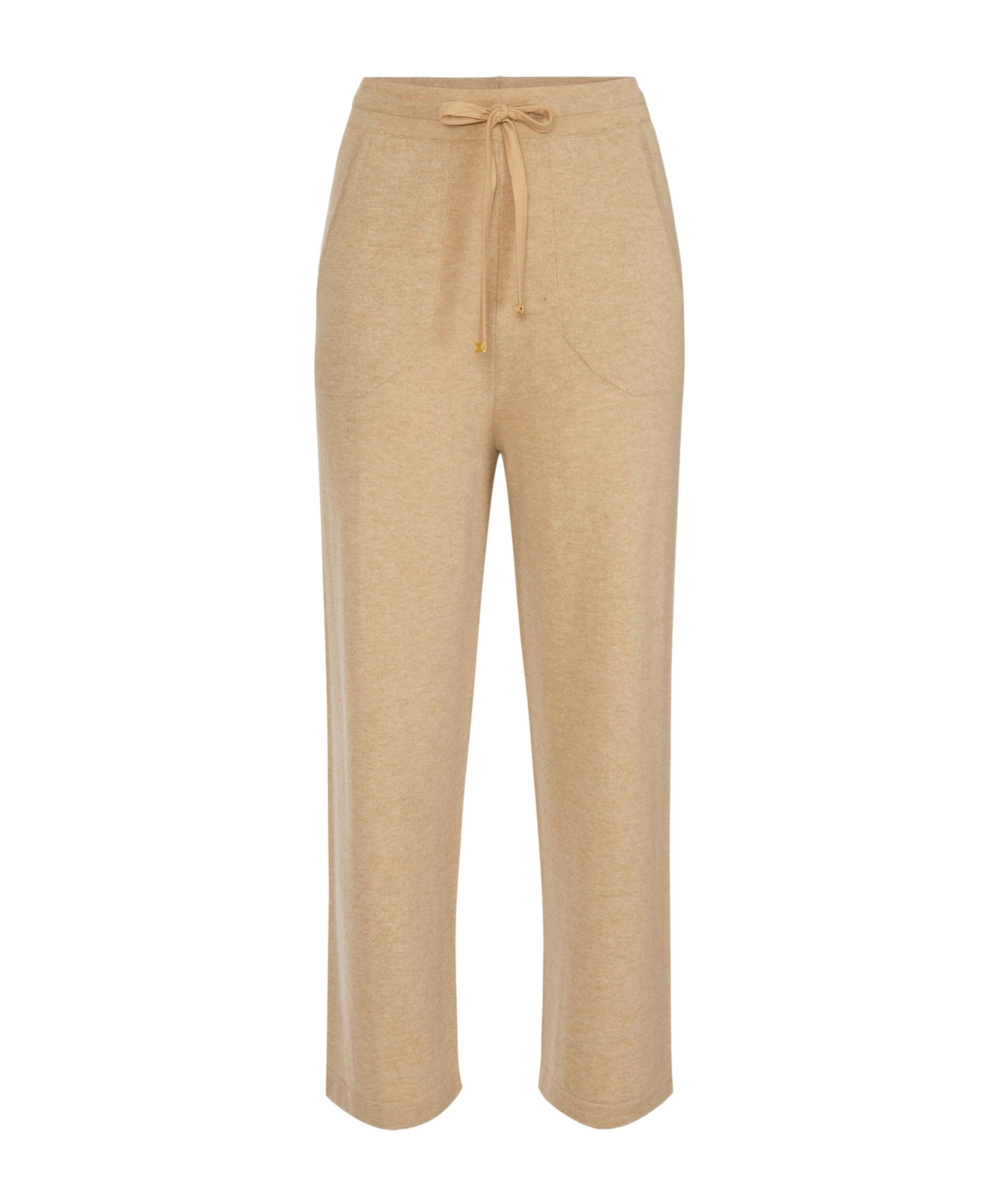 Elisabetta Franchi Virgin-wool Track Pants In Neutral