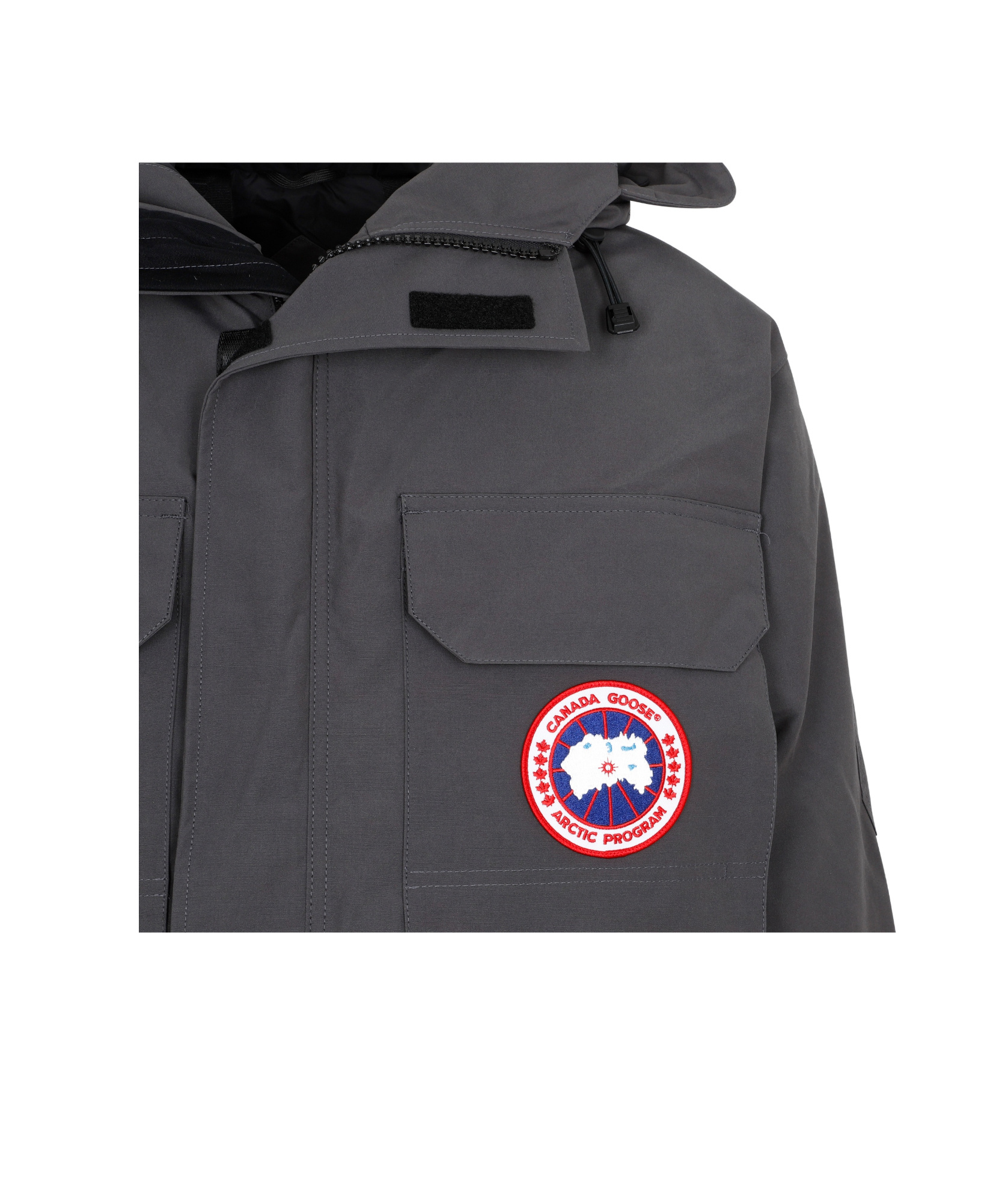 Canada Goose Expedition Parka With Multiple Utility Pockets In Black