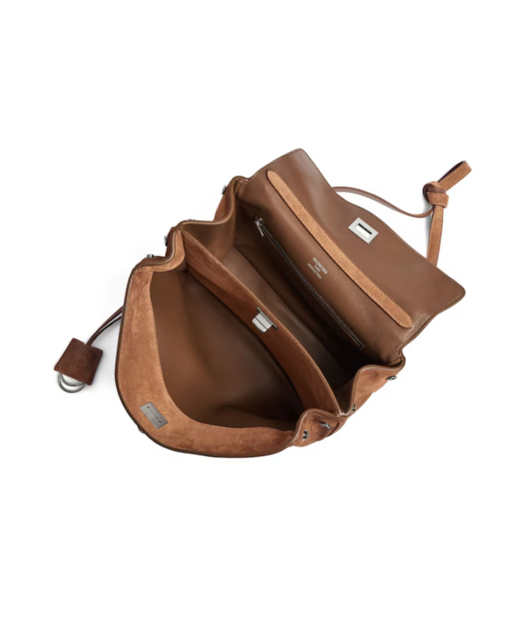 Balenciaga Women's Rodeo Handbag Small In Camel In Brown