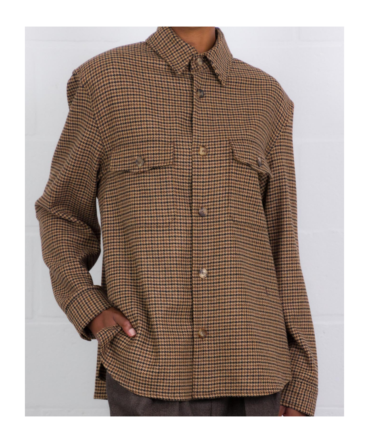 Saint Laurent Lapel Long-sleeved Casual Jacket In Multi