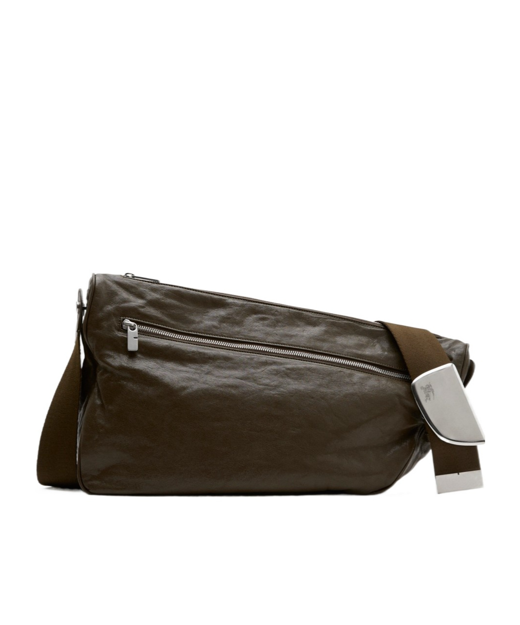 Burberry Large Shield Messenger Bag In Black