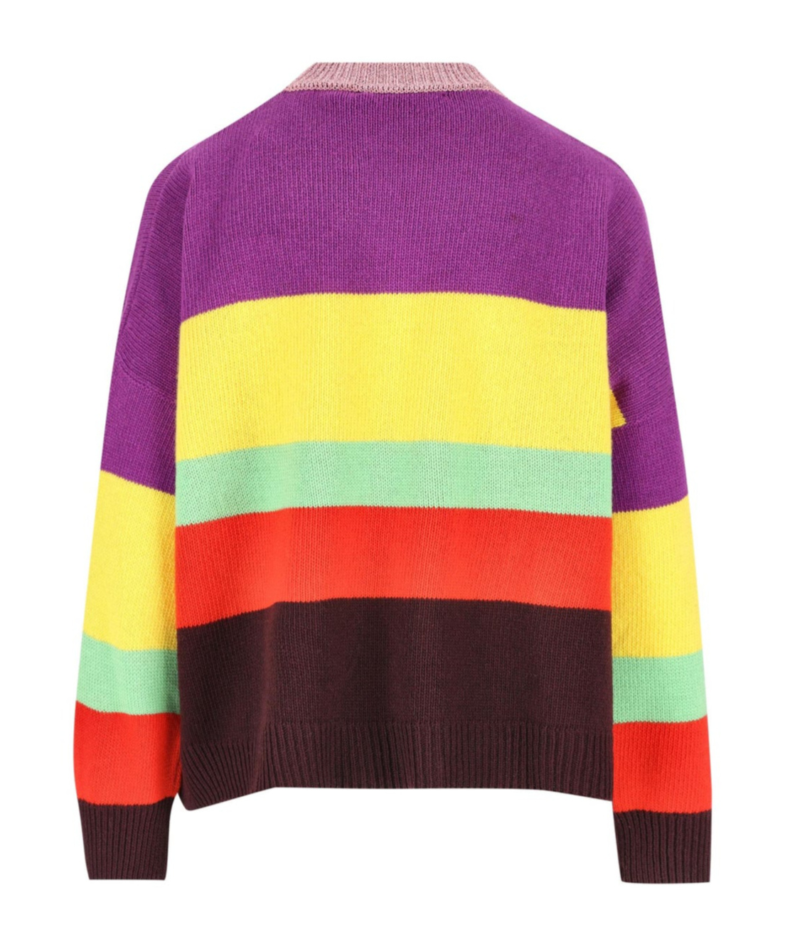Giada Benincasa Long-striped Sweater In Multicolor