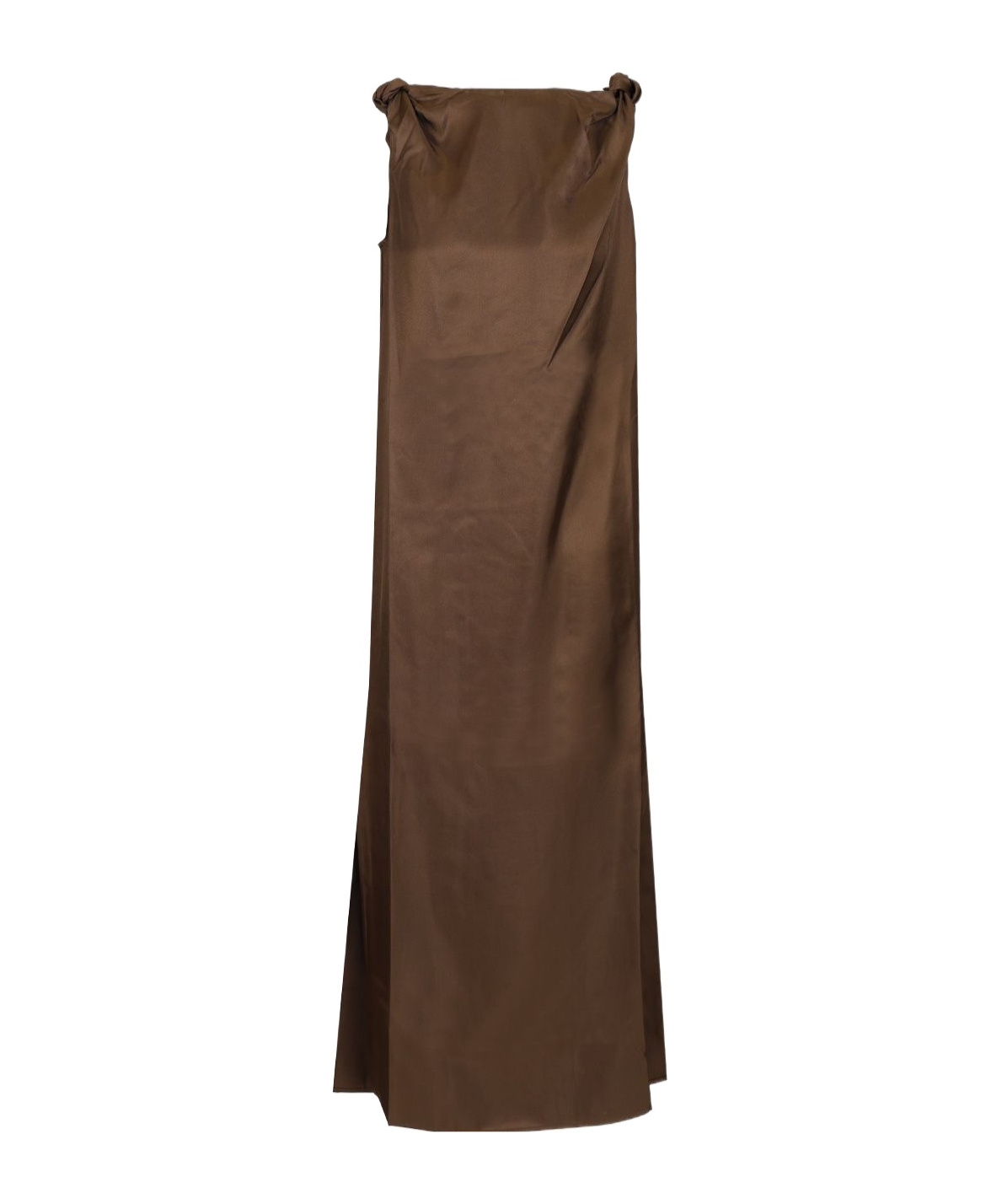 LOULOU STUDIO PLEATED SLEEVELESS DRESS