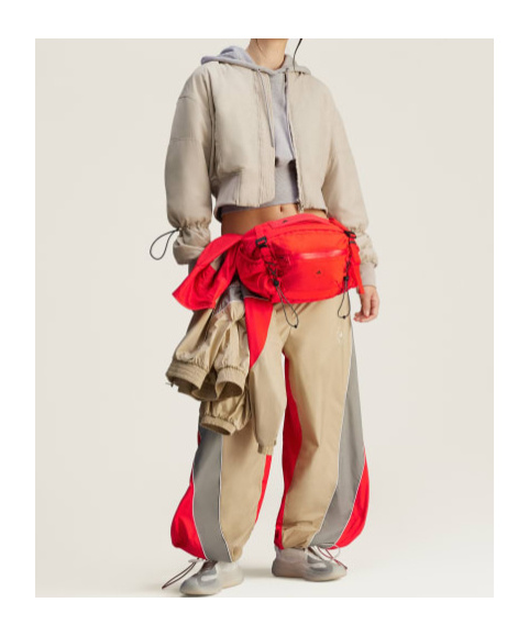 Adidas By Stella Mccartney Knitted Pilot Short Jacket In Nude