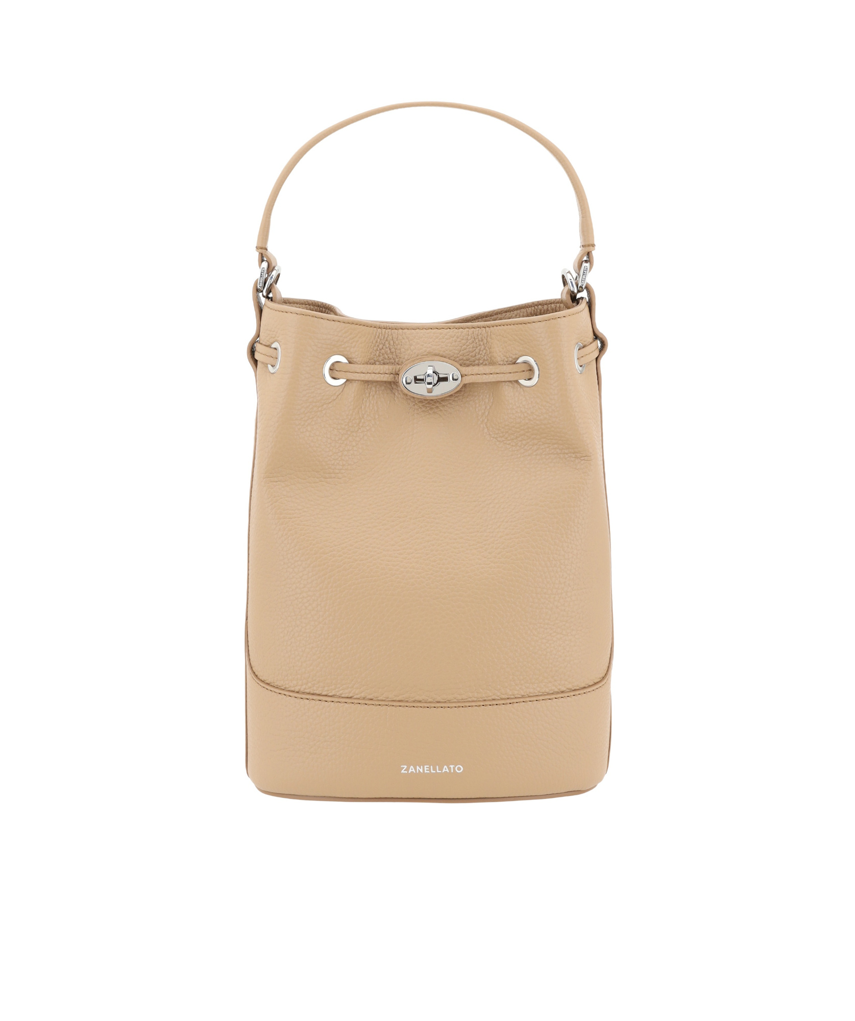 Zanellato Monda Twist-lock Bucket Bag In Nude