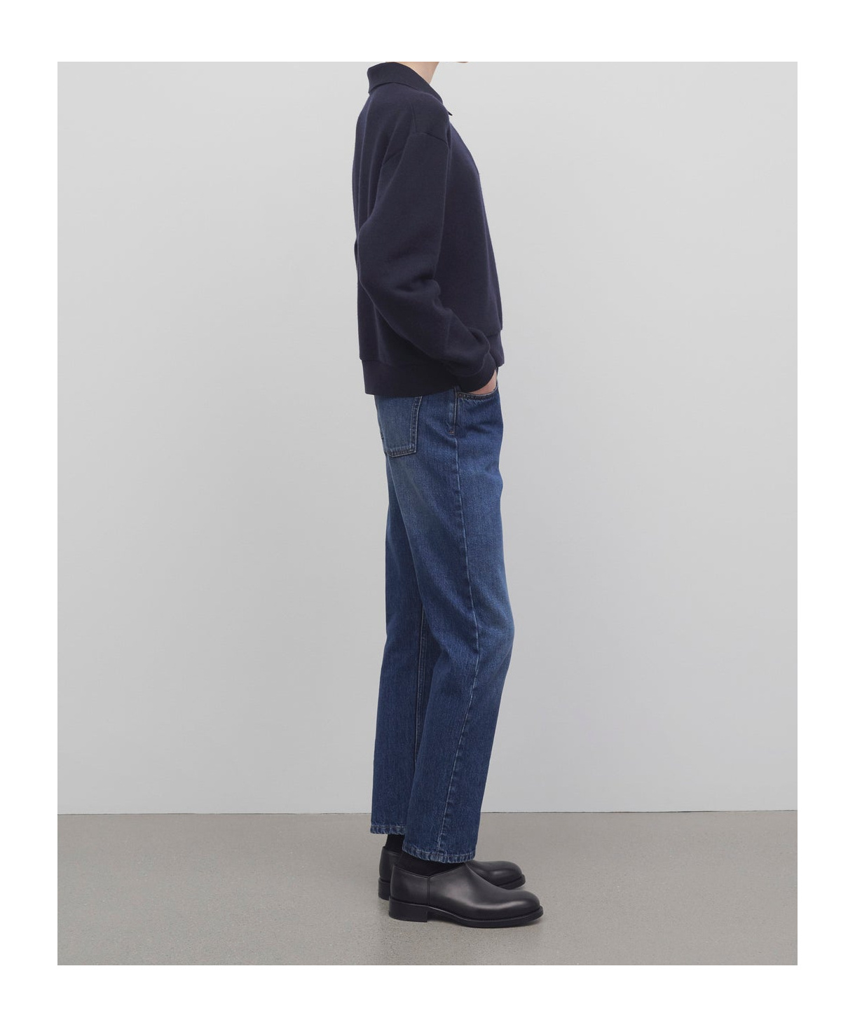 The Row Berty Wide Leg In Blue