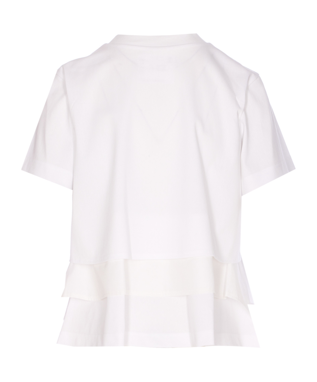 Sacai Short-sleeved T-shirt In Neutral