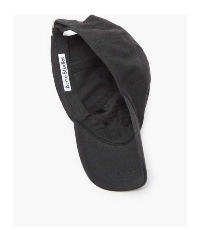 Acne Studios Logo Hat In Black