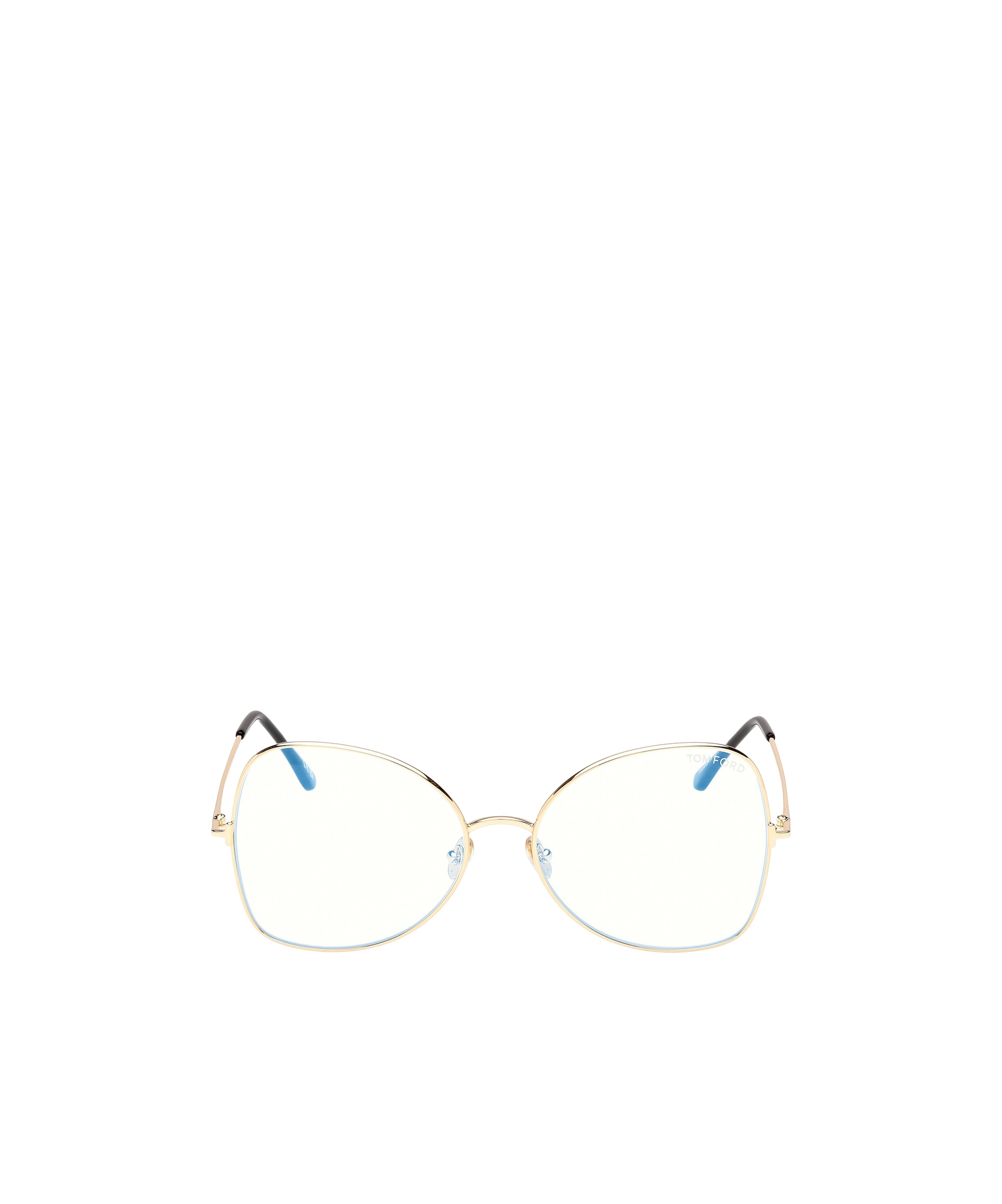 Tom Ford Eyewear Geometric Frame Glasses In Gold
