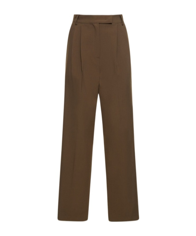 The Frankie Shop Bea Pleated Tech Twill Pants