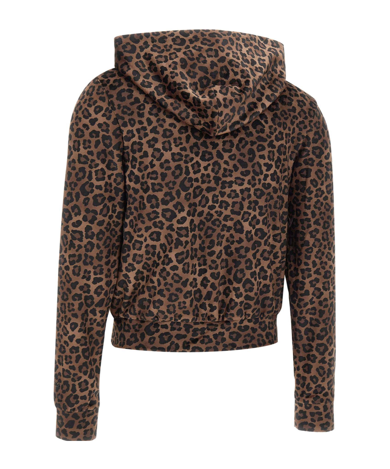 Mc2 Saint Barth Chenille Hooded Sweater In Black
