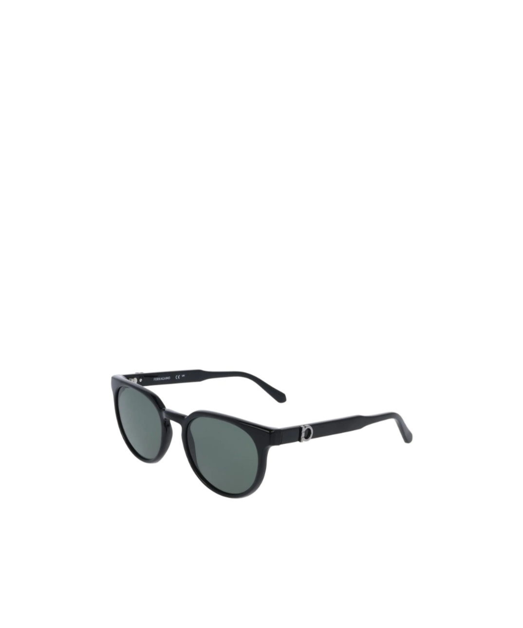 Ferragamo 53mm Round Sunglasses In Black