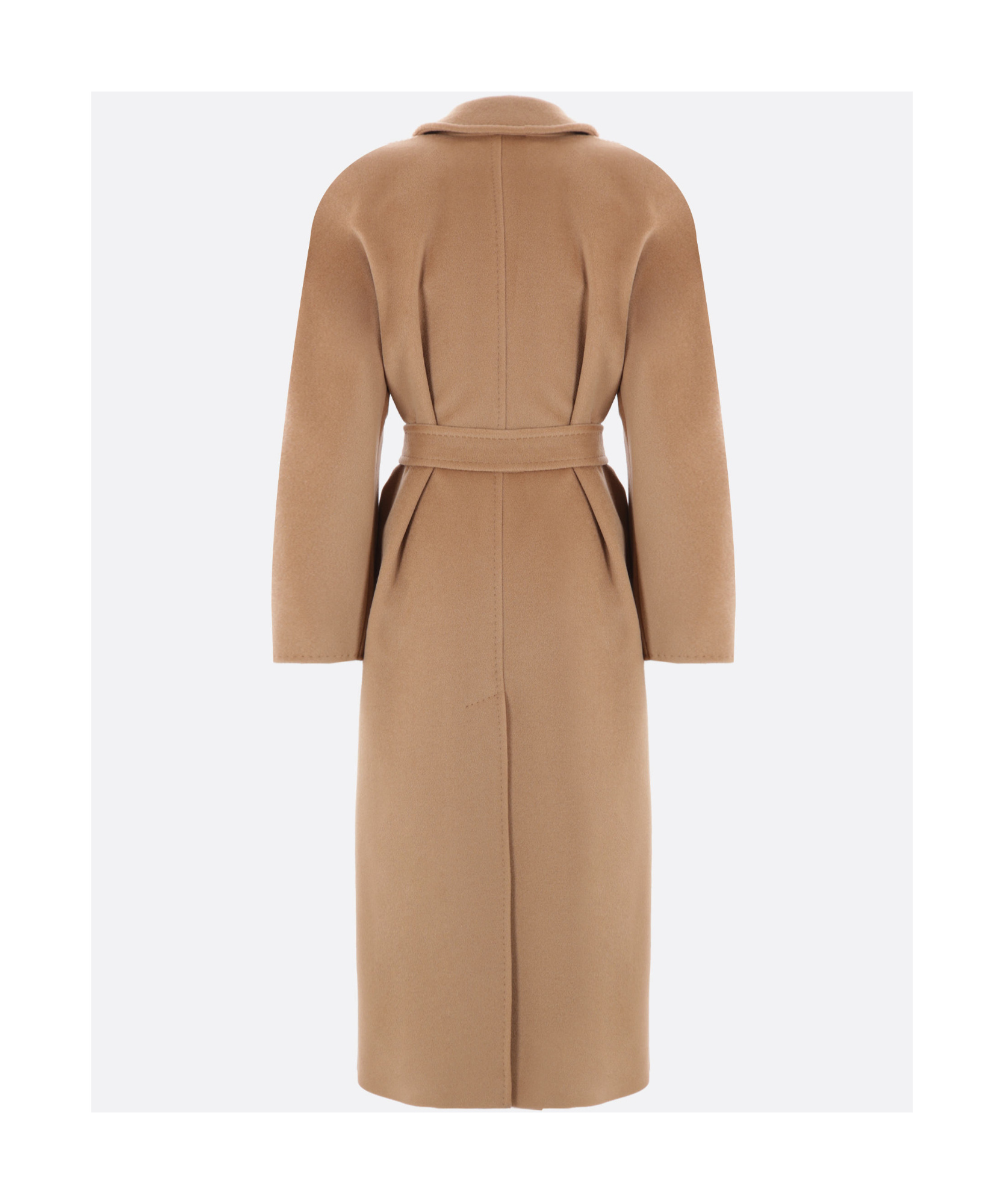 Max Mara Tan Locri Coat In Brown